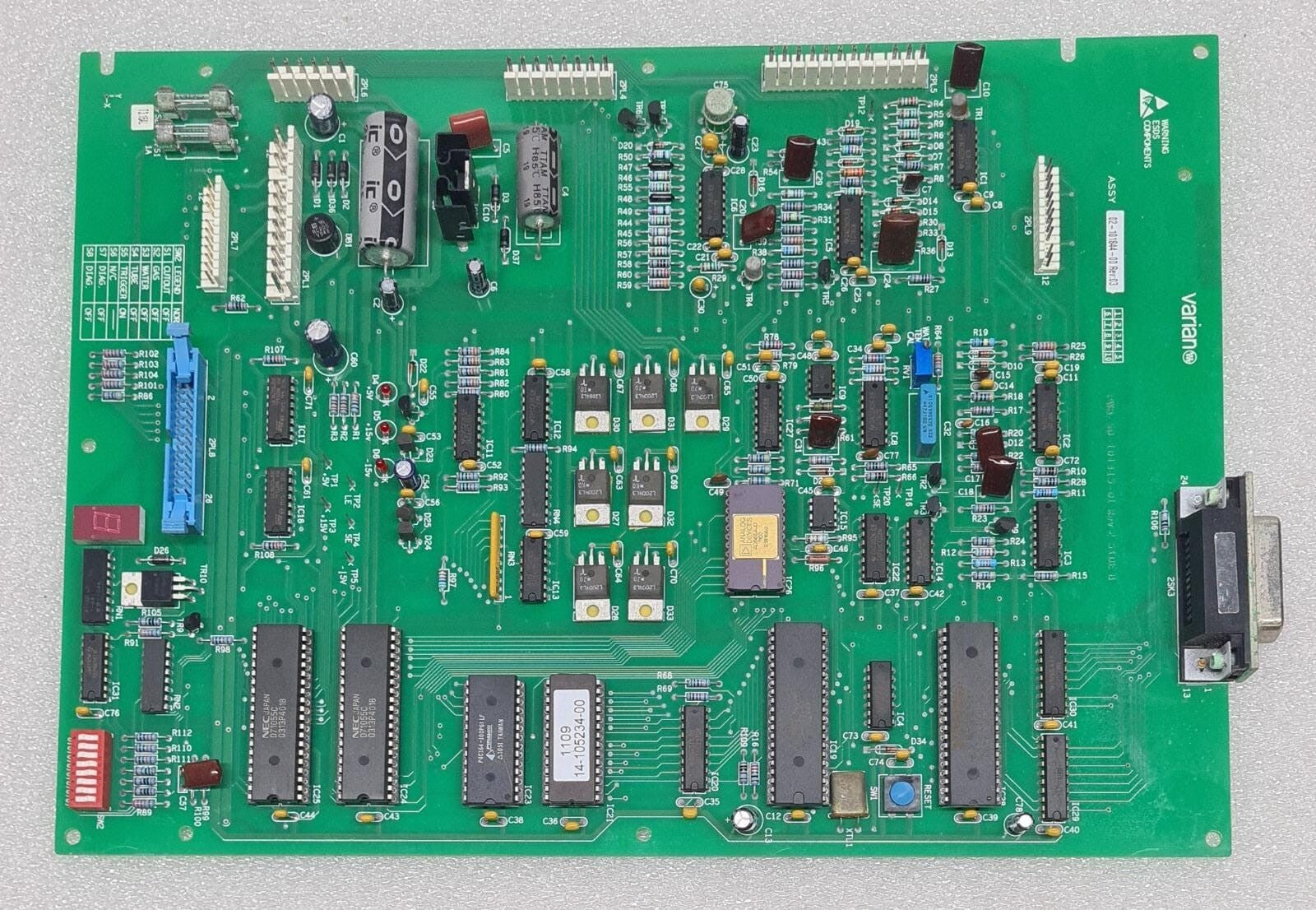VARIAN ASSY 02-101844-00 Rev: 03 PWB 50-101415-01  PCB Board