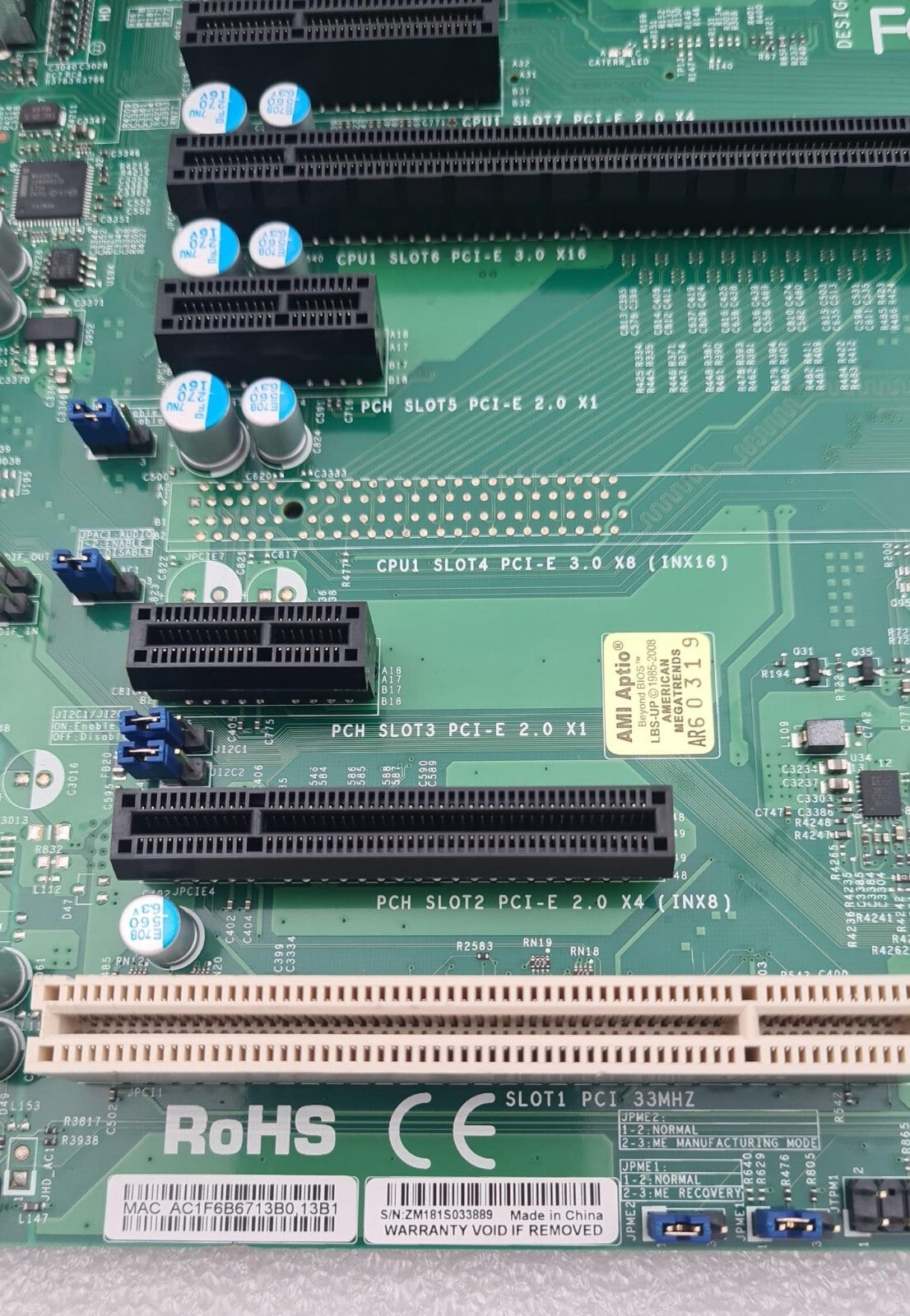 SUPERMICRO X9SAE REV: 1.01A Motherboard LGA1155 W/ Intel E3-1225V2