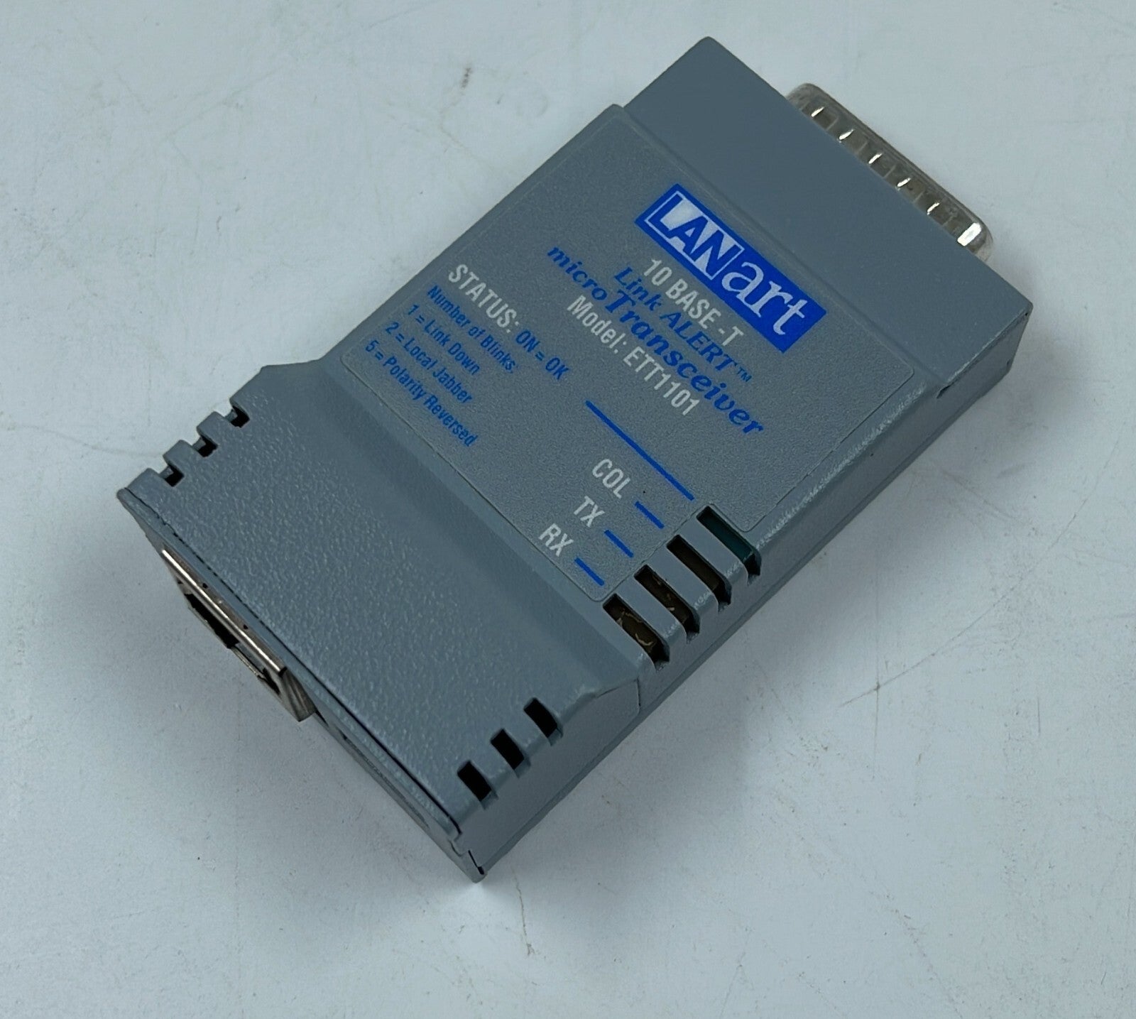 [LOT OF 2] LANart 10 BASE-T Microtransceiver ETT1101