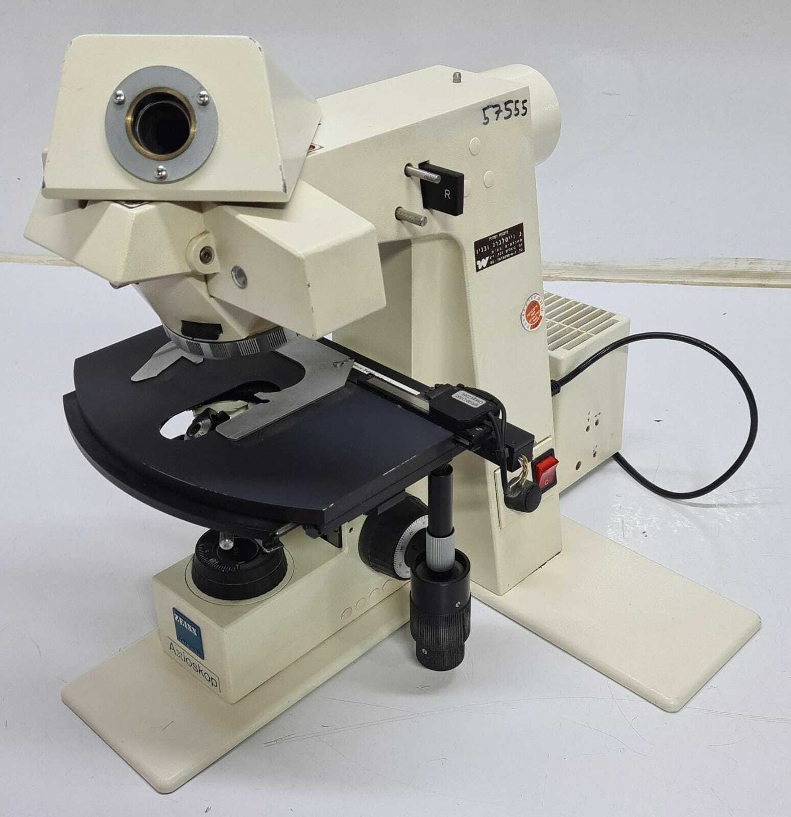 Carl Zeiss Axioskop EL-Einsatz 45 14 85 Laboratory Microscope