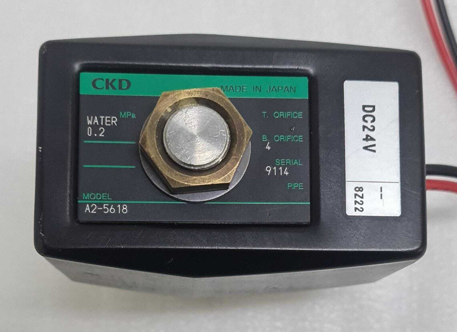 CKD A2-5618 VALVE AIR 0.2 MPa Water DC24V
