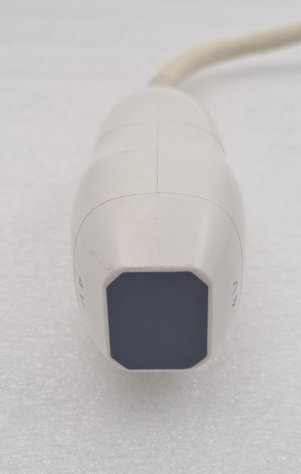 GE 4V-D ultrasound probe connector interface view