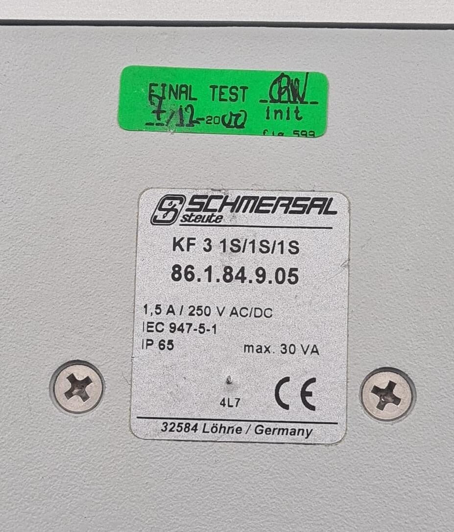 SCHMERSAL Steute KF 3 1S/1S/1S 86.1.84.9.05 Medical FootSwitch Pedal