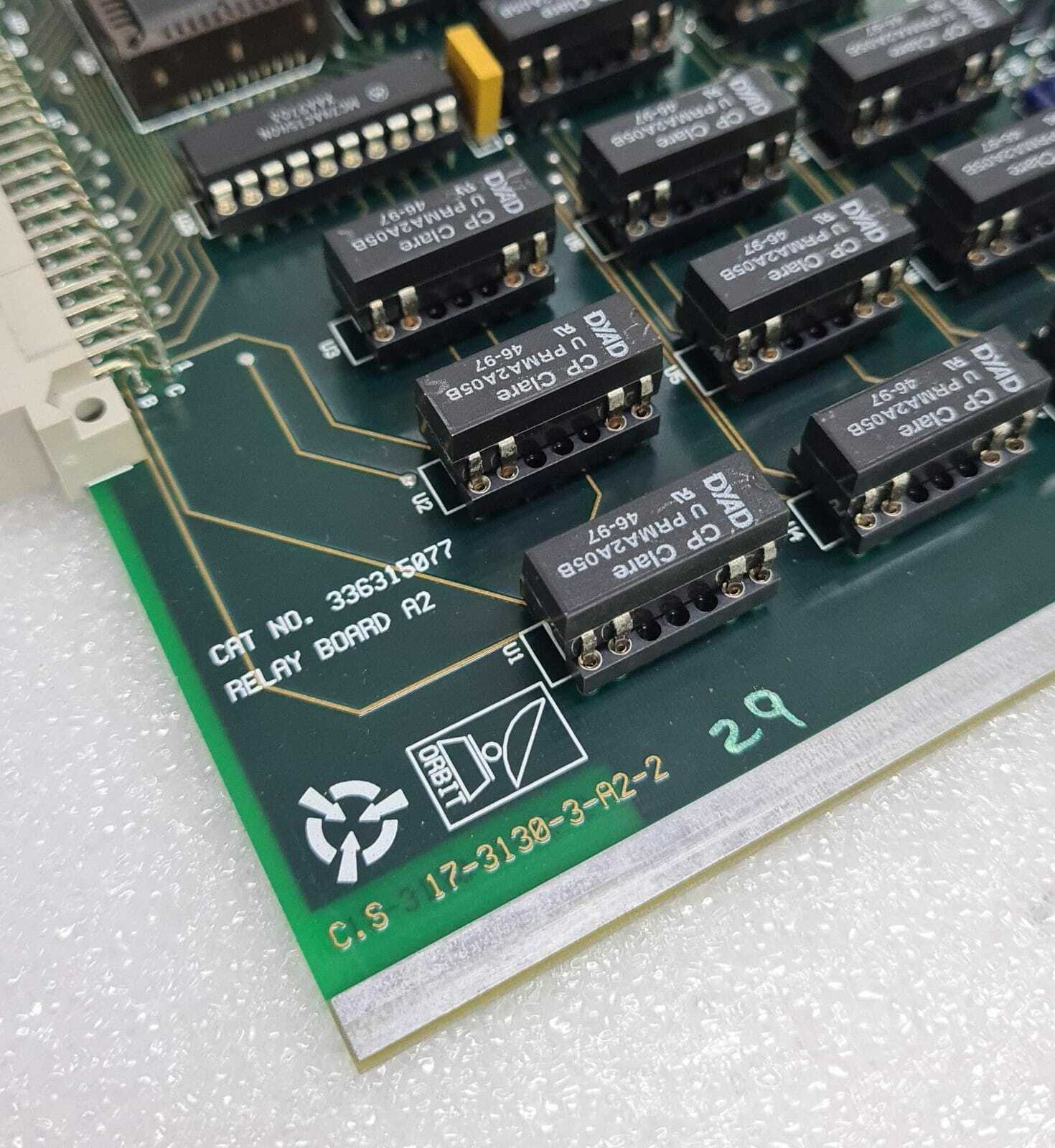 ORBIT 336315077 RELAY BOARD A2 17-3130 ME594V03398
