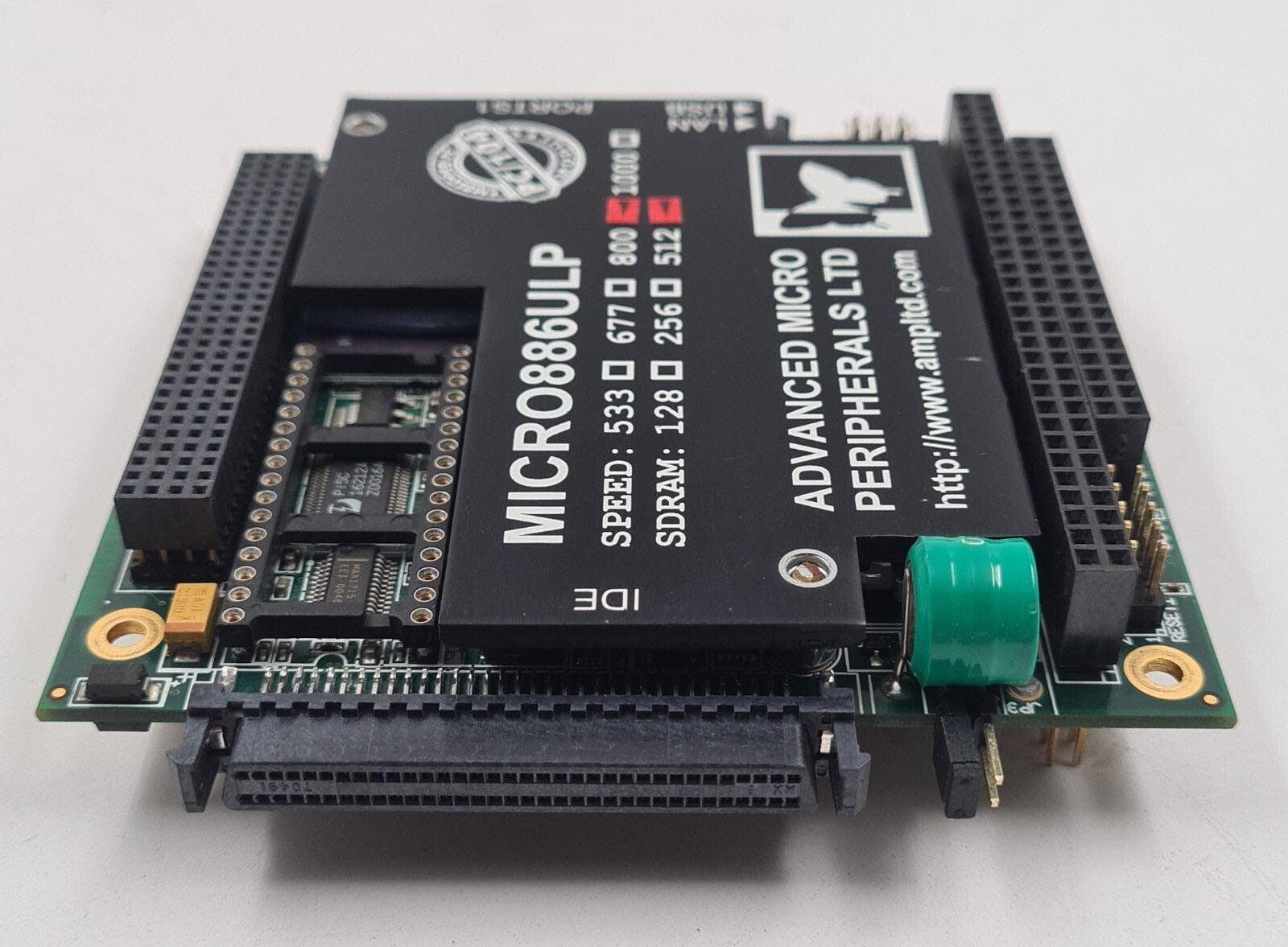 AMP MICRO886ULP ULTRA LOW POWER PC/104 Ethernet Communication Board