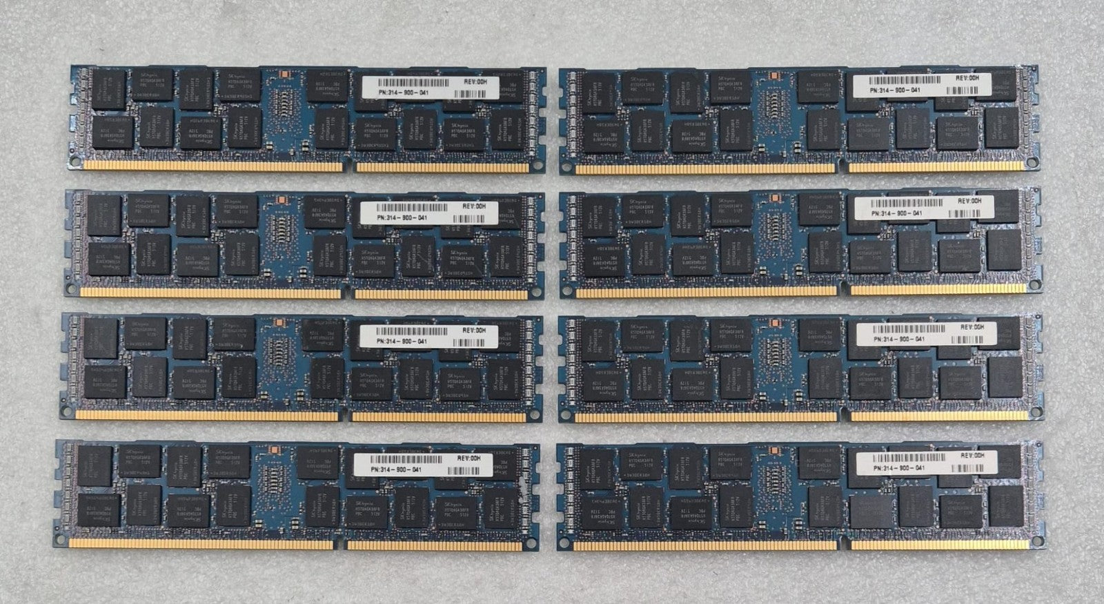 [LOT 8 PCS] SK Hynix 16GB 2Rx4 PC3-12800R HMT42GR7AFR4C-PB ECC SERVER MEMORY RAM