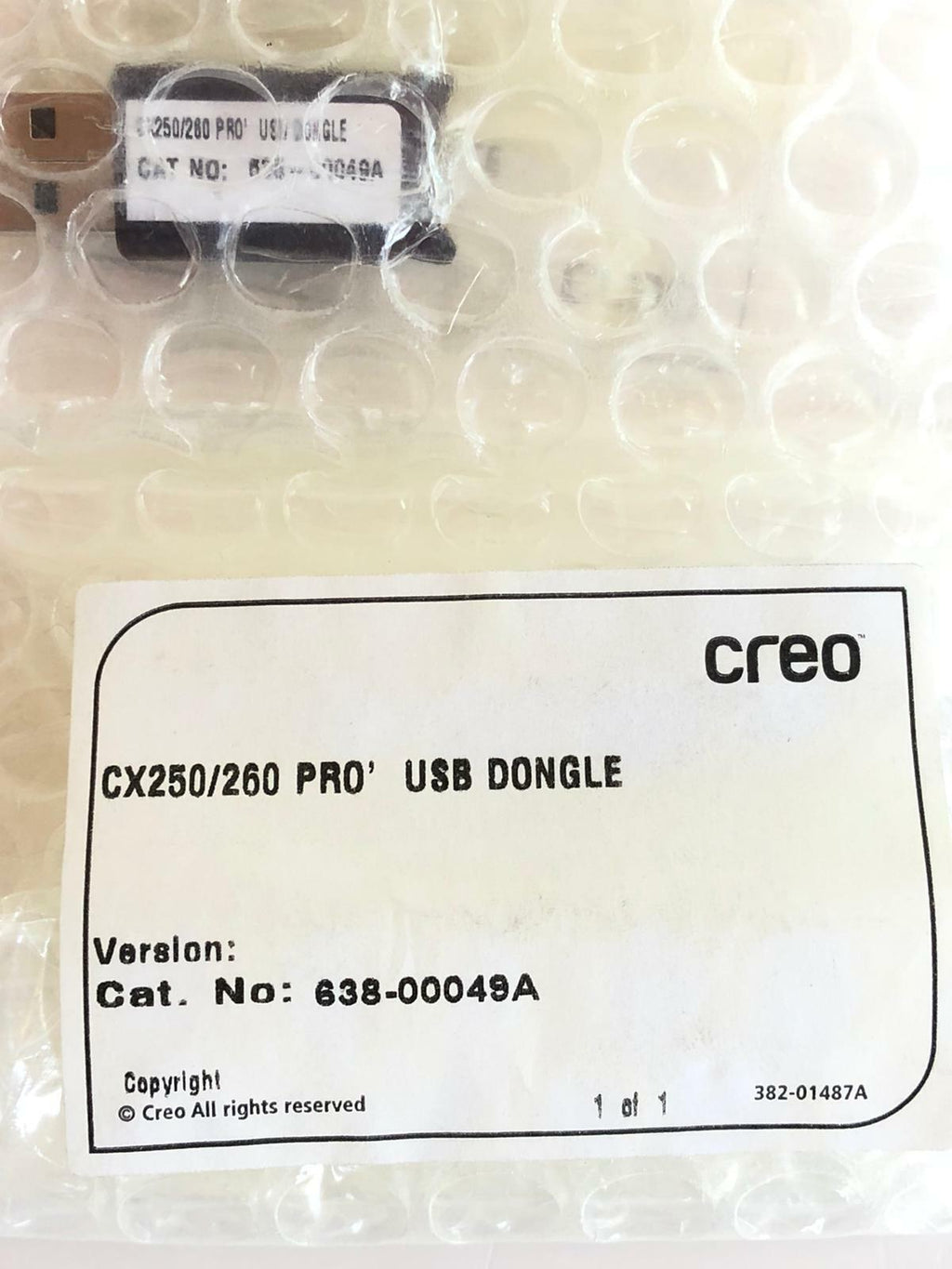 XEROX CREO CX250 / CX260 PRO USB Dongle 638-00042A PrePress