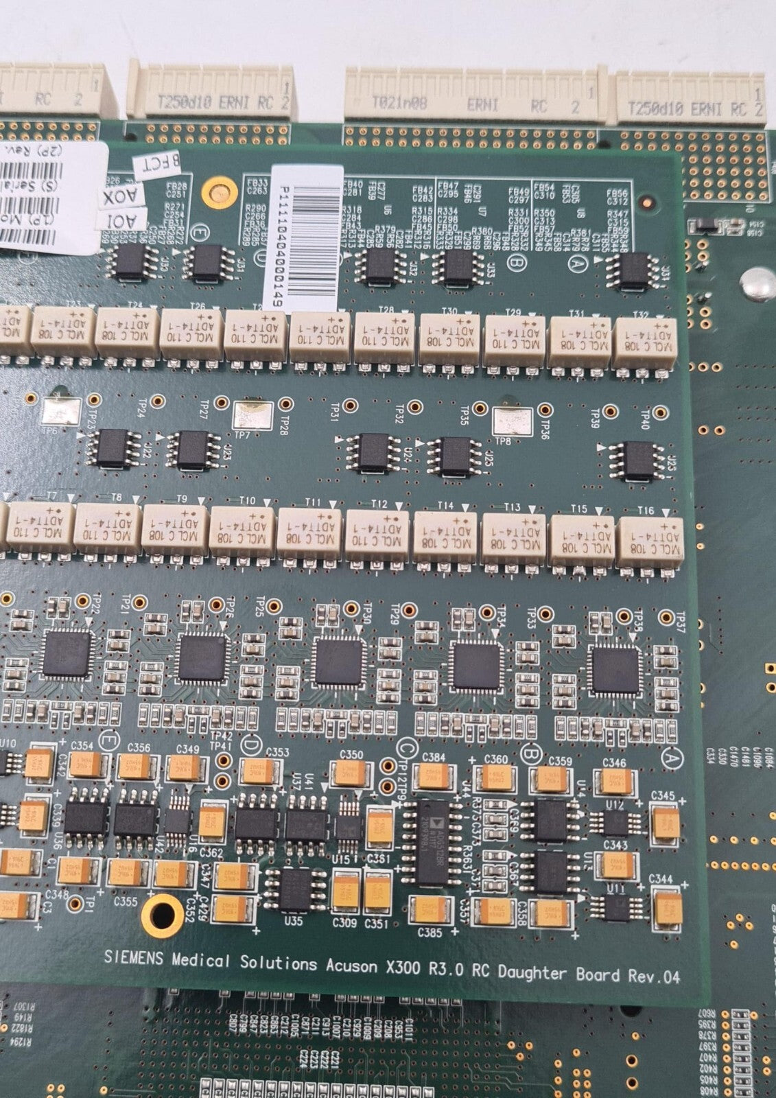 Siemens ACUSON X300 3.0 PE RC Board ASSY 10348315 & 10348502 R3.0 RC Daughter