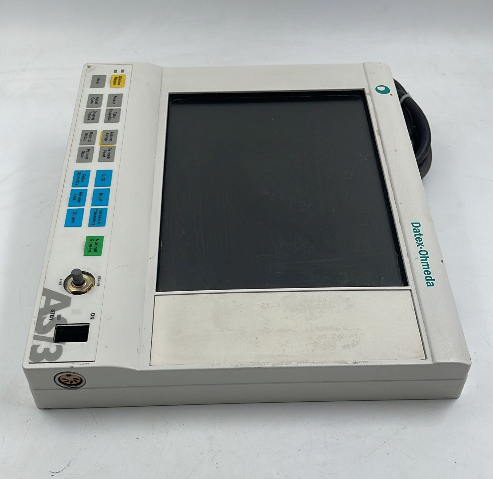 Datex-ohmeda AS/3 Monitor D-LCC10W..00.0 **AS IS