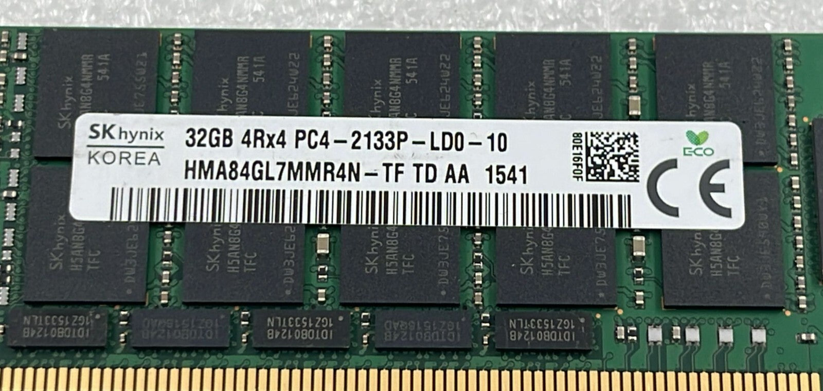[LOT 4 PCS] SK Hynix 32GB 4Rx4 PC4-2133P HMA84GL7MMR4N-TF RAM HP 752372-081