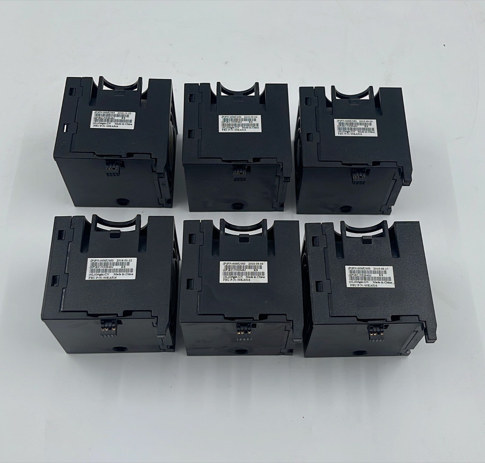 Lot of 6 IBM 00MU053 fan modules FRU 00KC676 for server cooling
