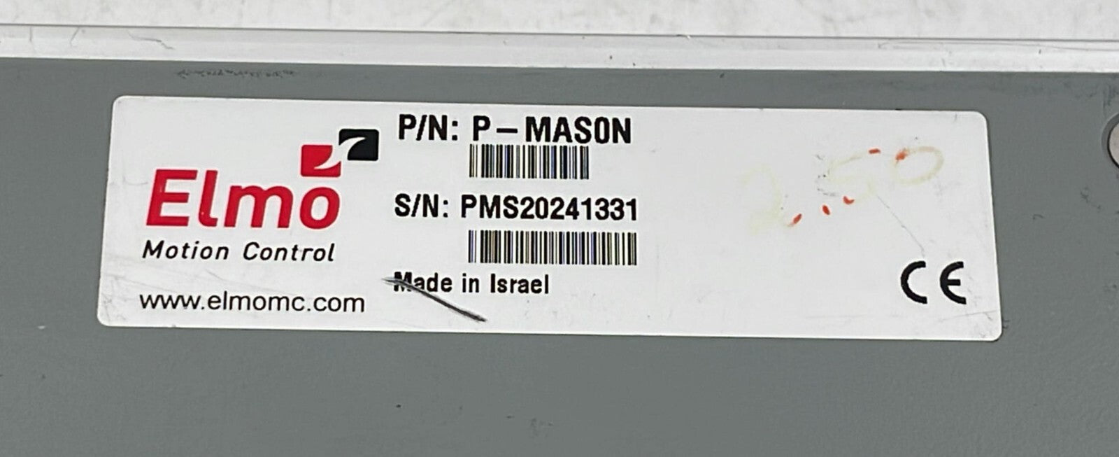 Elmo Motion Control P-MAS0N Servo Drive **AS IS