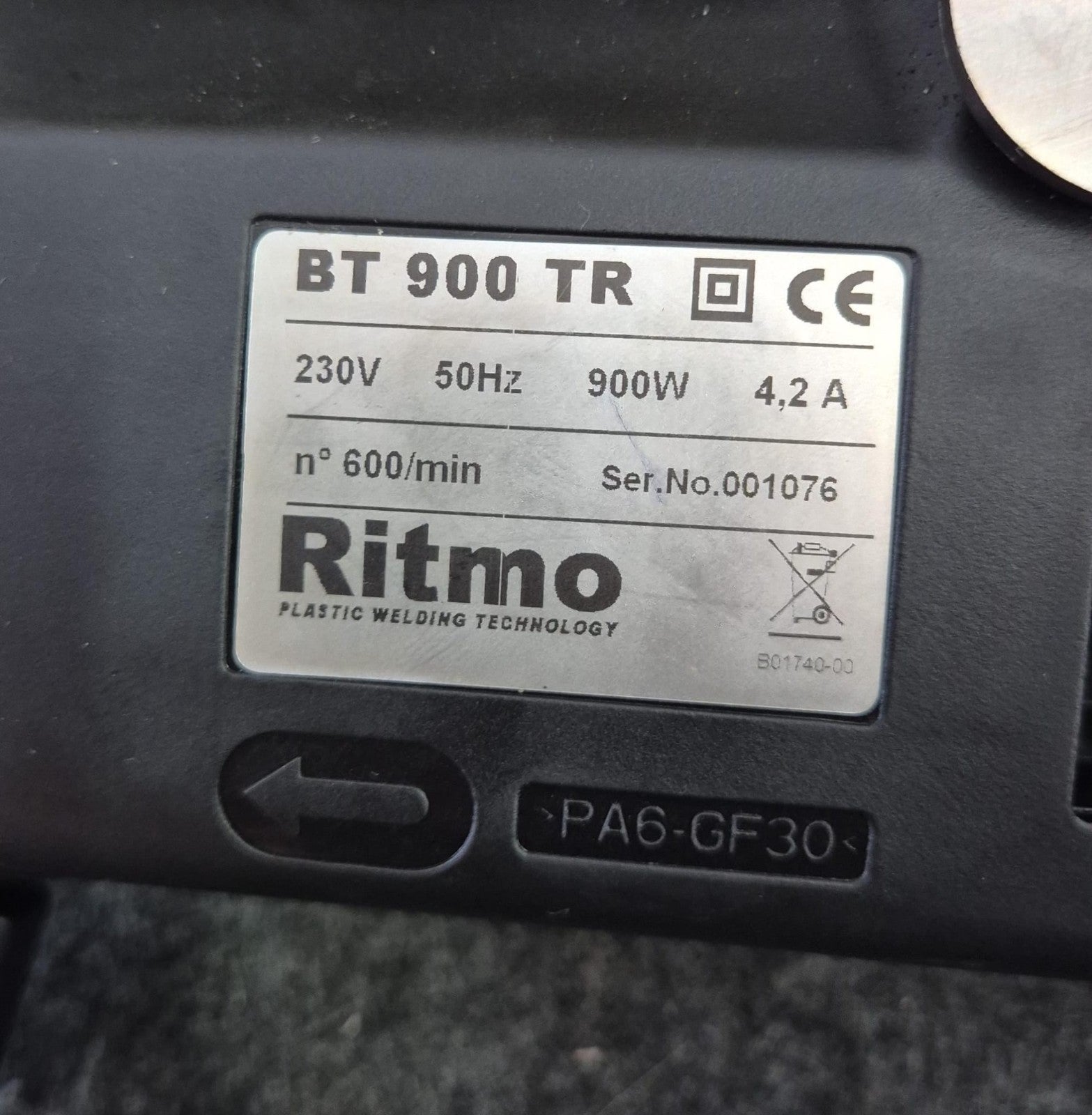 Ritmo BT 900 TR STARGUN R-SB20 Plastic Welding Technology 230V 900W **AS-IS**