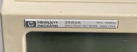 HP 3589A spectrum and network analyzer 10Hz to 150MHz for RF measurement and signal analysis