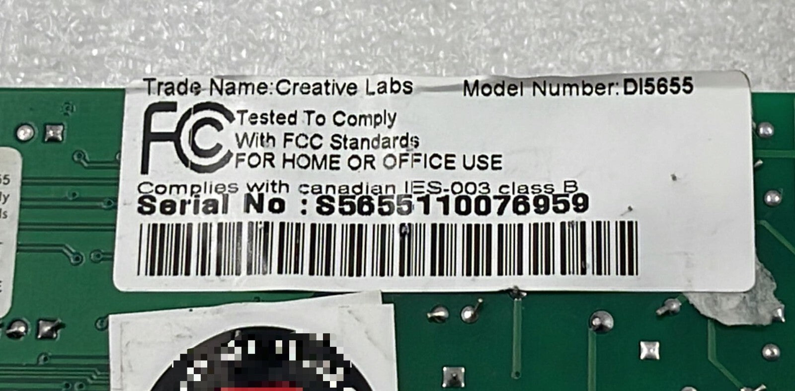 [LOT OF 2] Modem PCI DI5655 245-05655-10 Board
