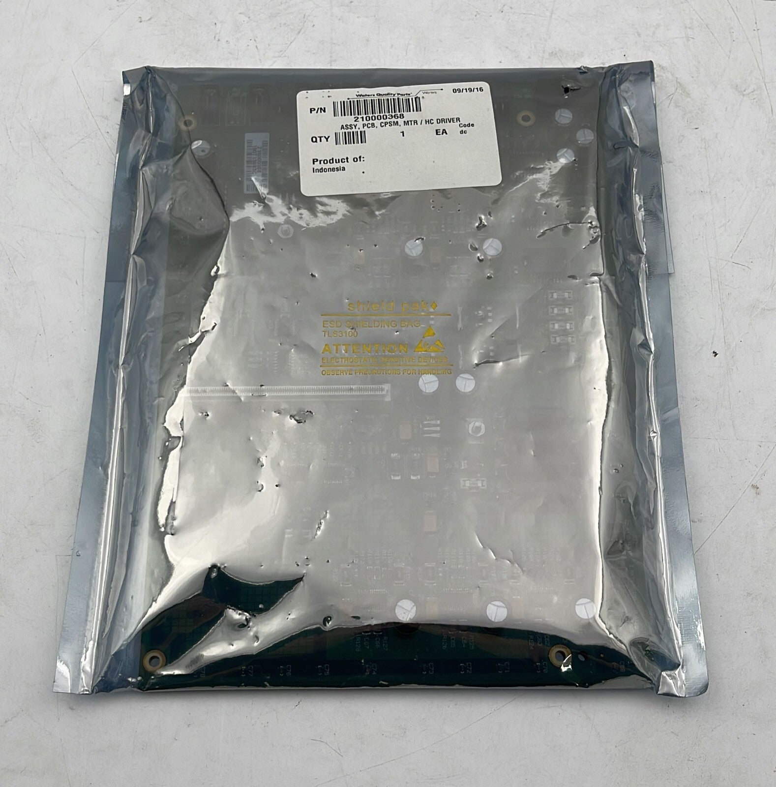 Waters Alliance 210000368 CPSM MTR / HC Driver Board PCB 510000368