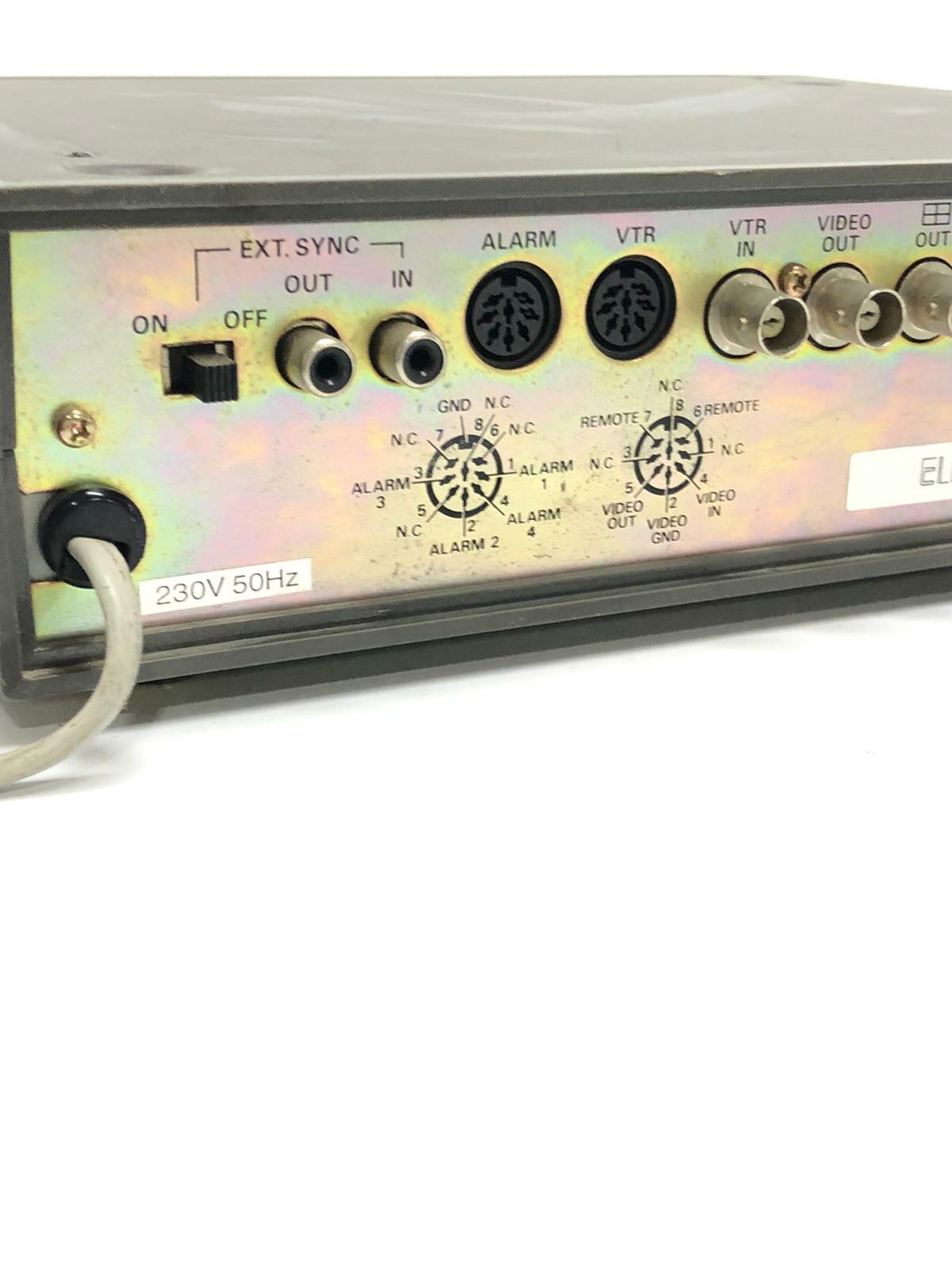 Elbex Quad Switcher EXSQ144 CCTV Video Control Vga Security Controller