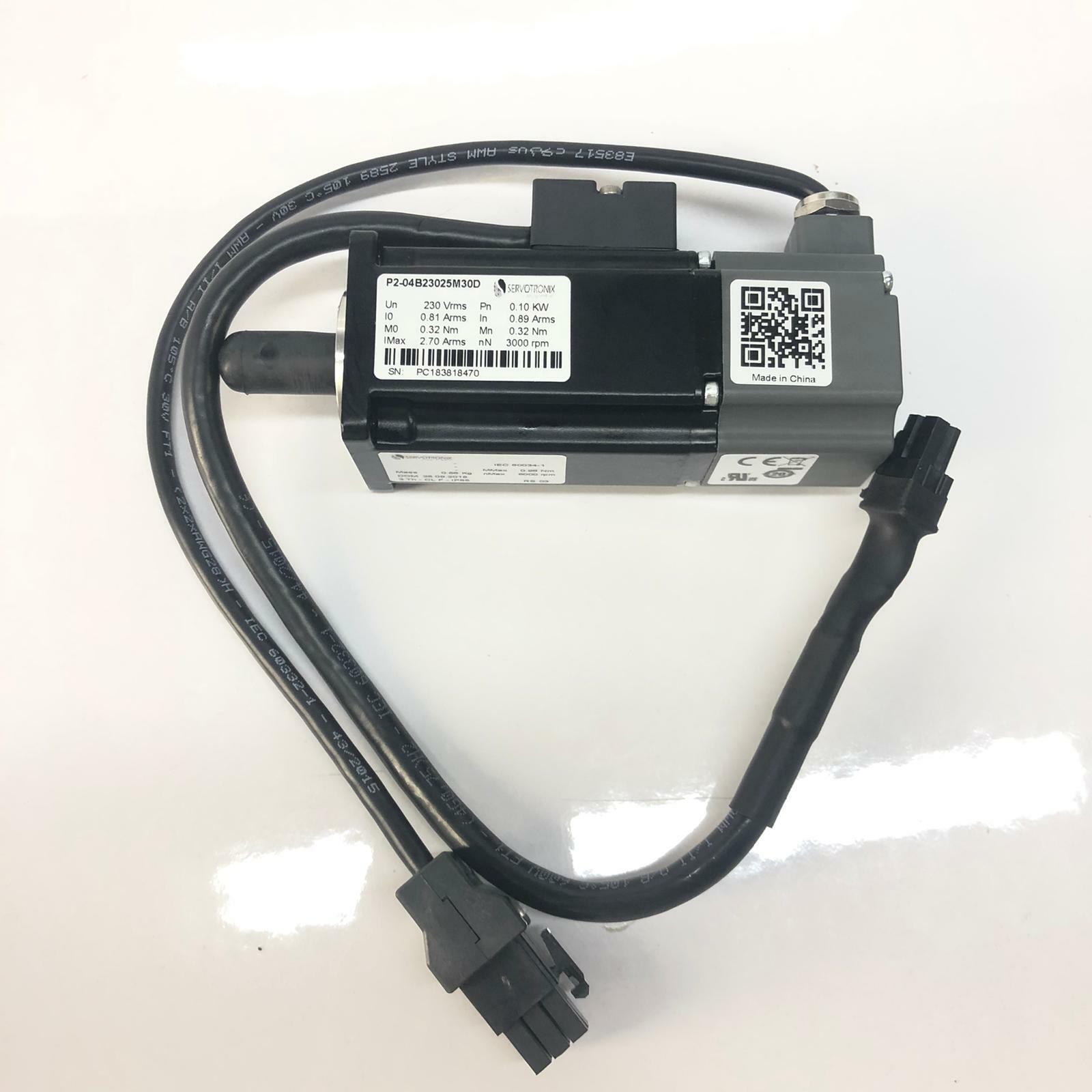 Servotronix servo Motor encoder 173B013001020 P2-04B23025M30D 6000Rpm