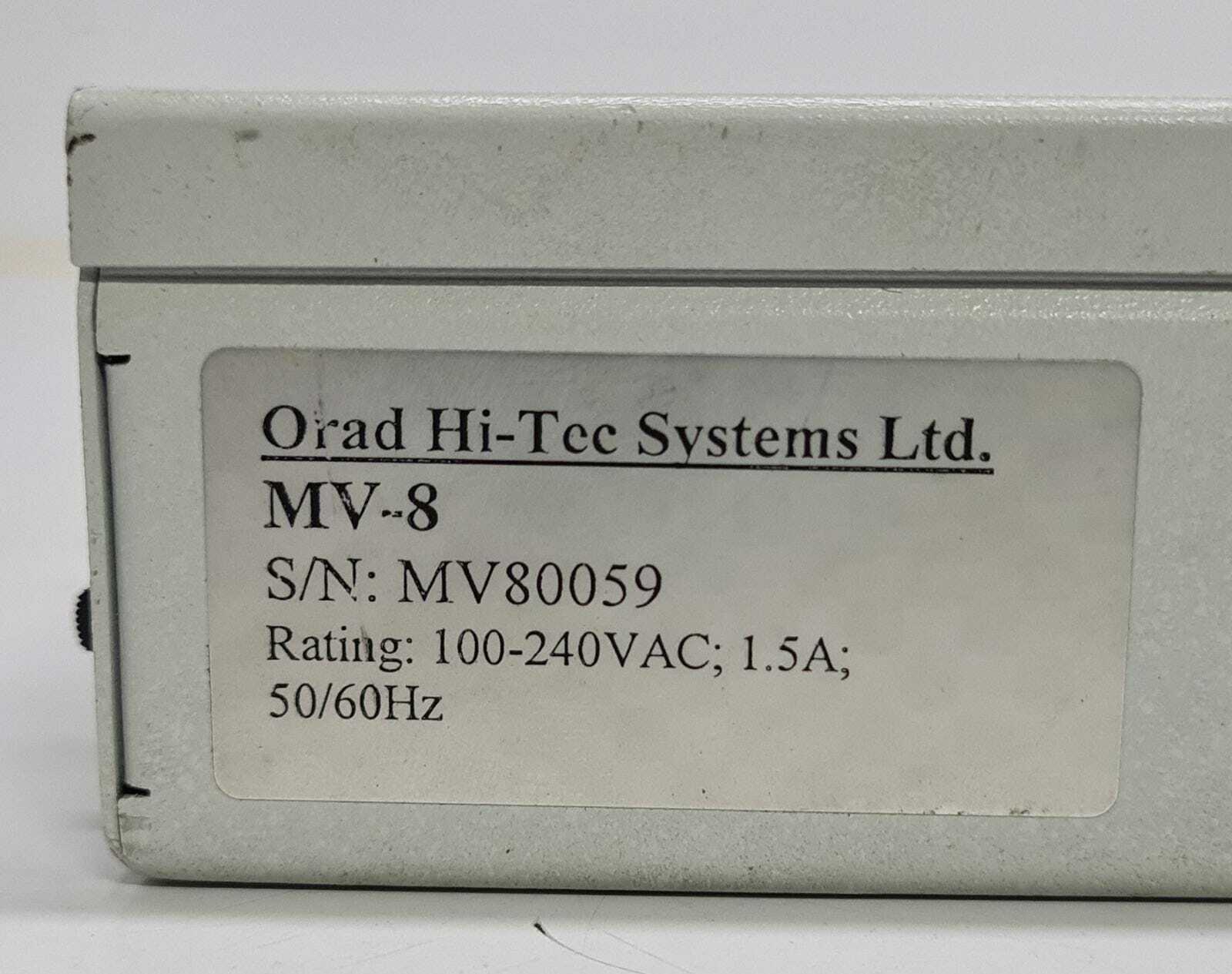 ORAD HI-TEC MV-8 MV8-HD v1.1 8 Channel MULTIVIEWER Outputs One composite picture