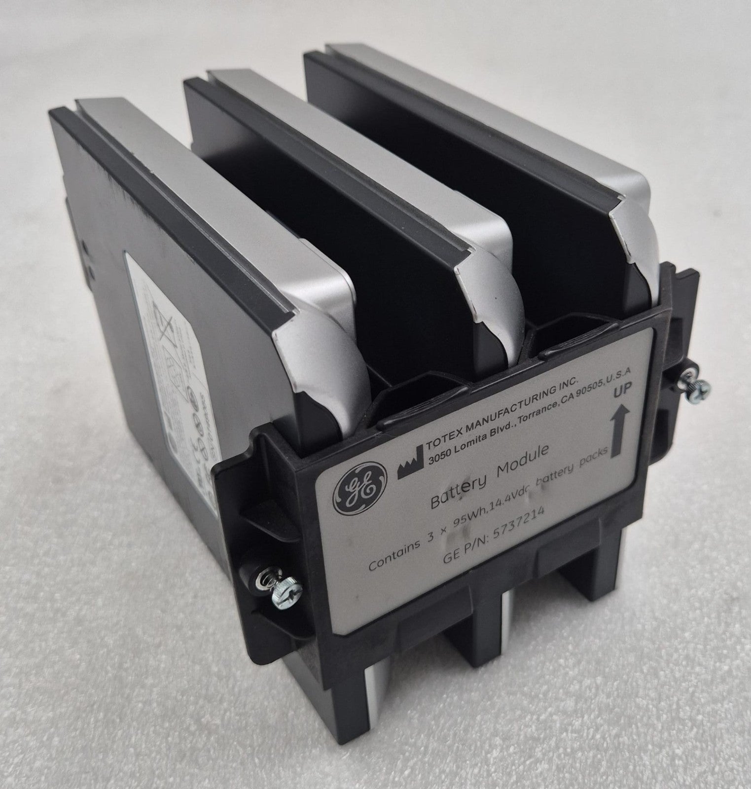 TOTEX Battery Module 5737214 3x 95Wh 14.4Vdc pack for GE Healthcare Ultrasound