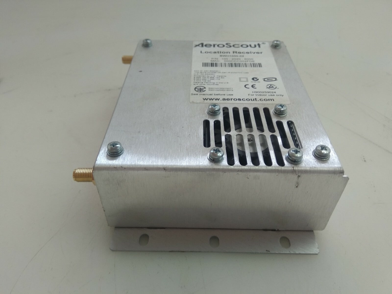 Aeroscout BWH1000-02 Location Receiver P/N 100-2020-6000
