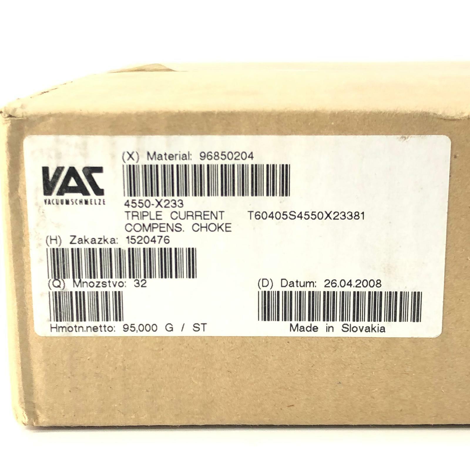 [LOT 32 PCS] VAC CURRENT TRANSFORMER 4550-X233 SK W4 T60405S4550X23381