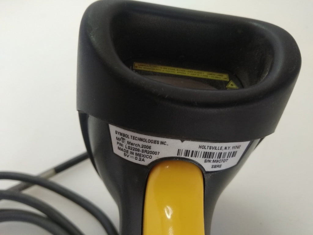 Symbol LS2208 Usb Black Handheld Laser Barcode Pos Scanner with Usb Cable