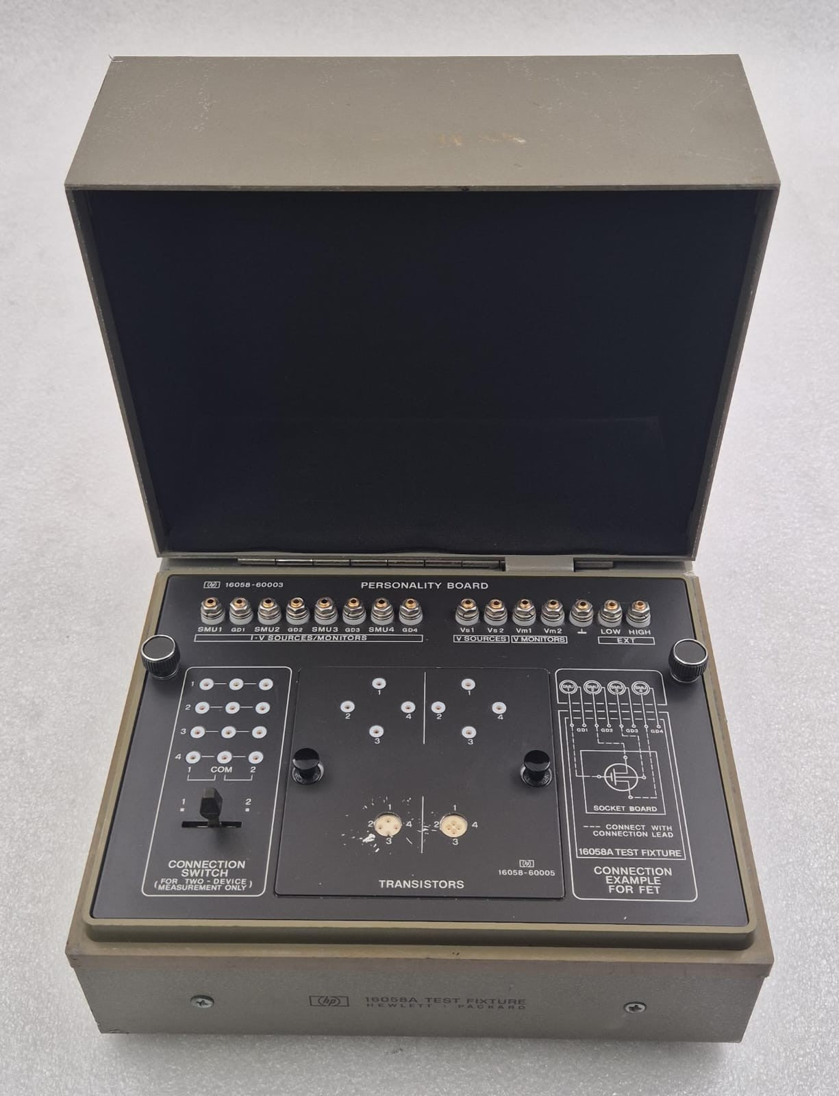 Hewlett Packard 16058A Test Fixture 16058-60003 Personality Board **AS-IS**