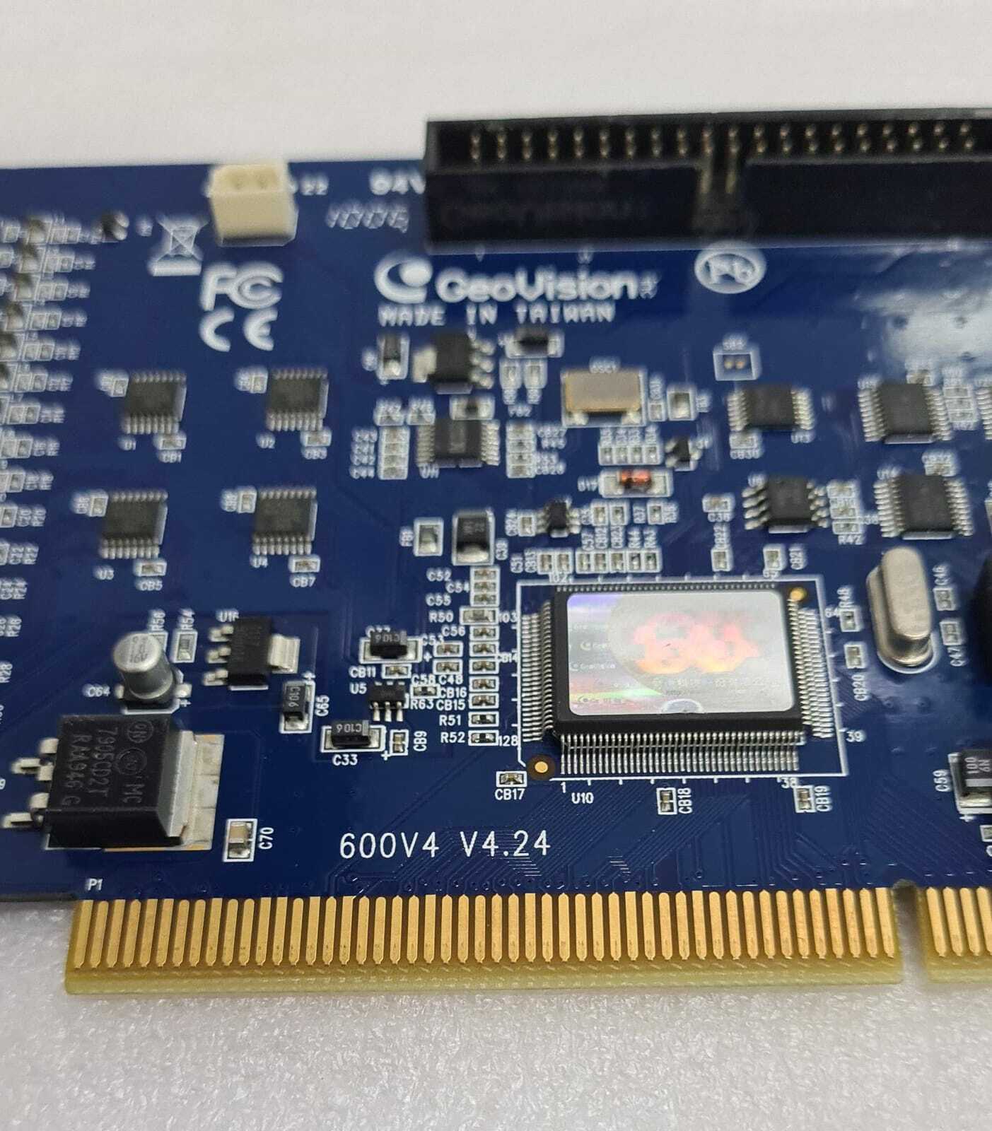 GeoVision 600V4 V4.24 / V4.22 GV-600 GV600-4 4-Channel PCI Capture Card