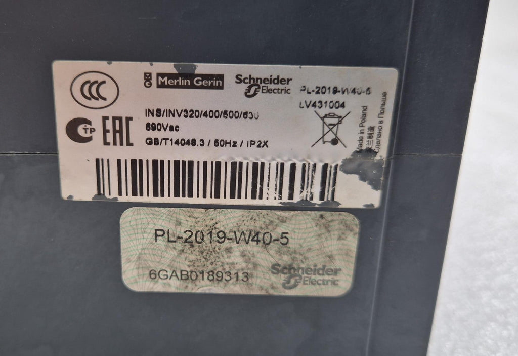 Schneider Electric Compact INS 320 31129 3P 800V 320A Load Break Switch