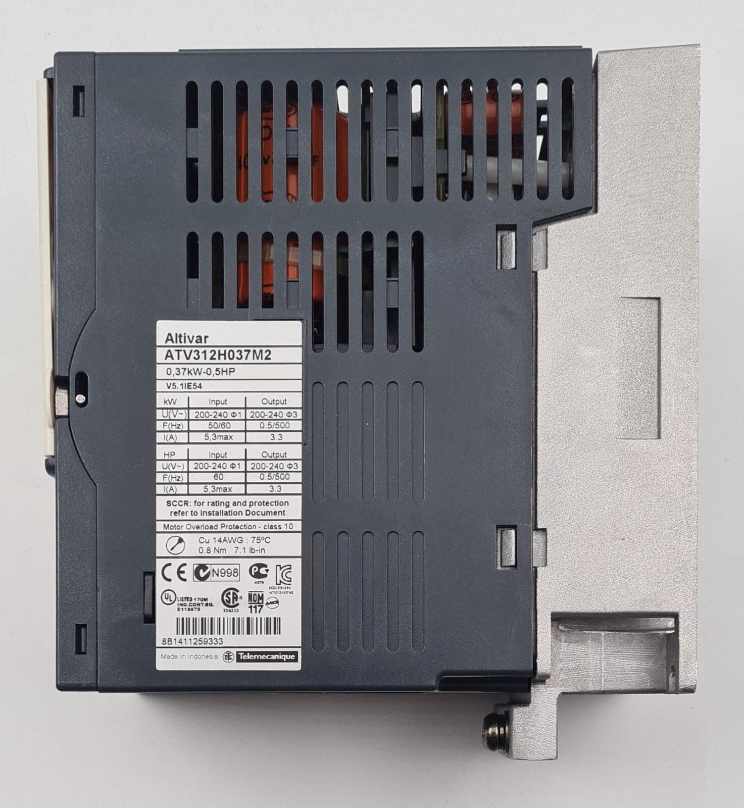 NEW (no box) - Schneider Electric ATV312H037M2 Variable Speed Drive VFD