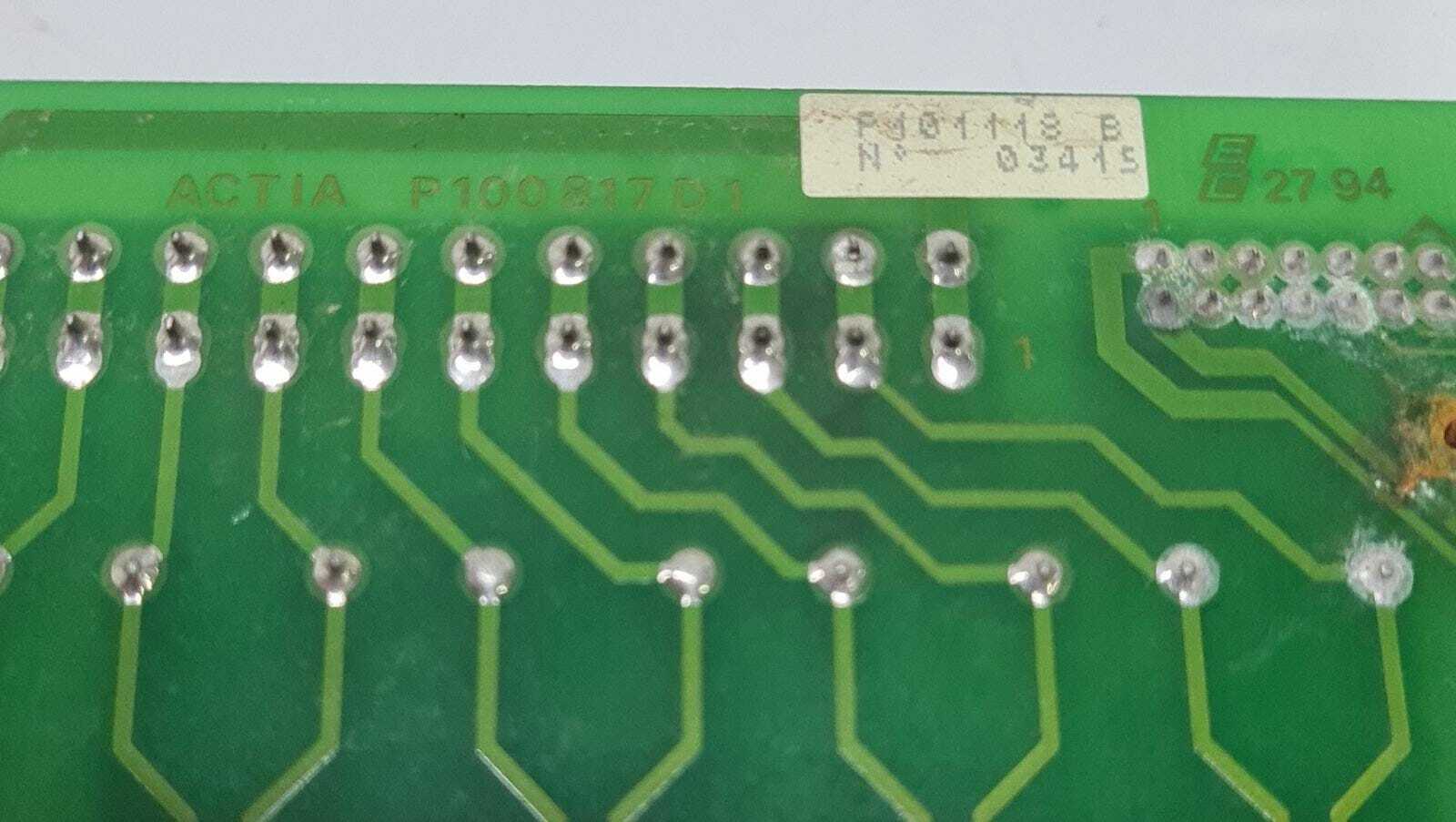 Trane Inc X 1374 0085-01 Heat Pump Control P101118 B P101118100 ACTIA P100817D1