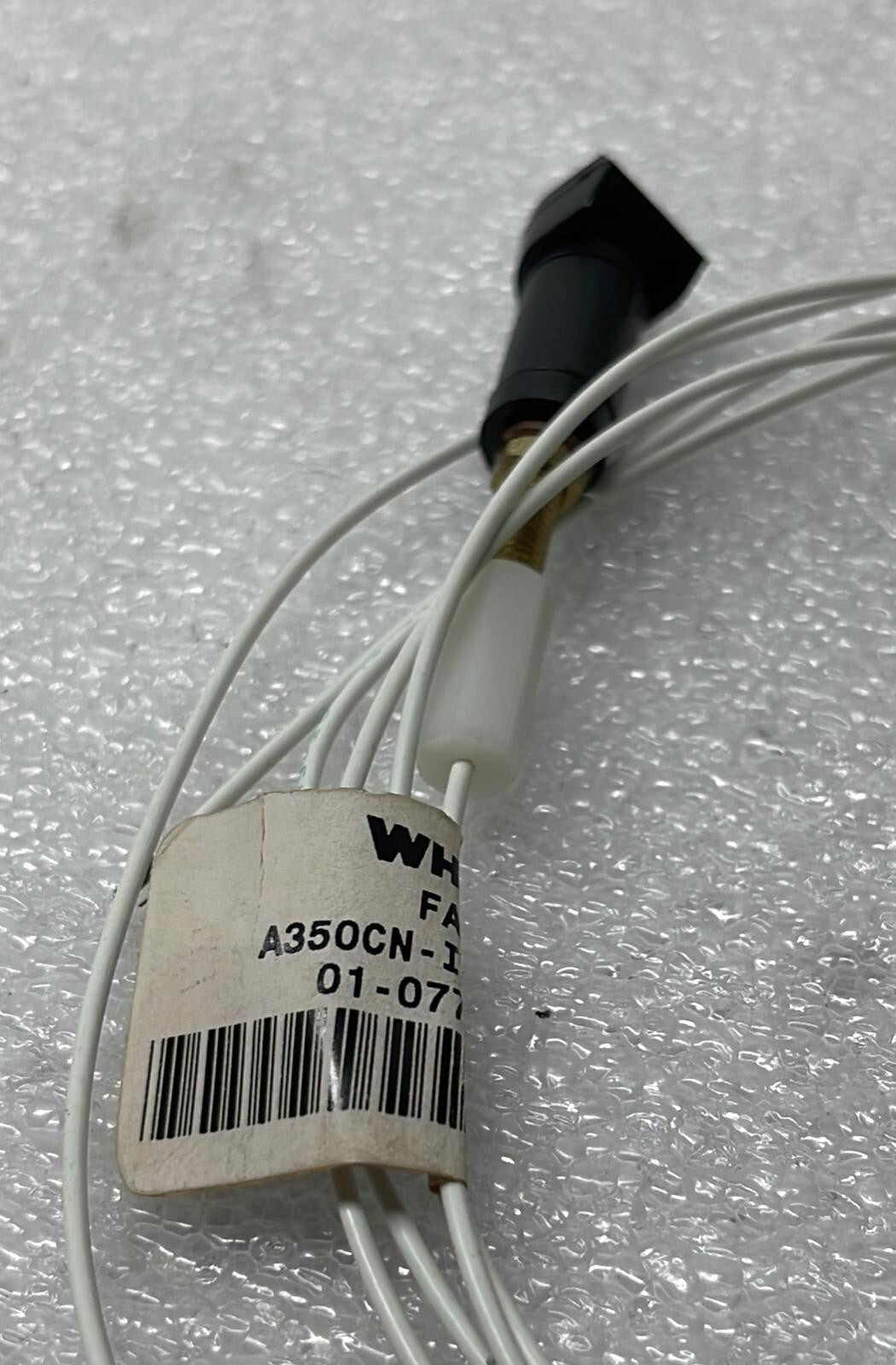 [LOT OF 2] WHELEN 01-0770119-15 MODEL A350CN SHORT BLACK 28V