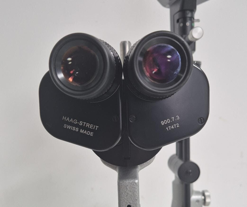 HAAG STREIT BERN Slit Lamp BQ 900 TONOMETER Portable Handheld Microscope *AS-IS*