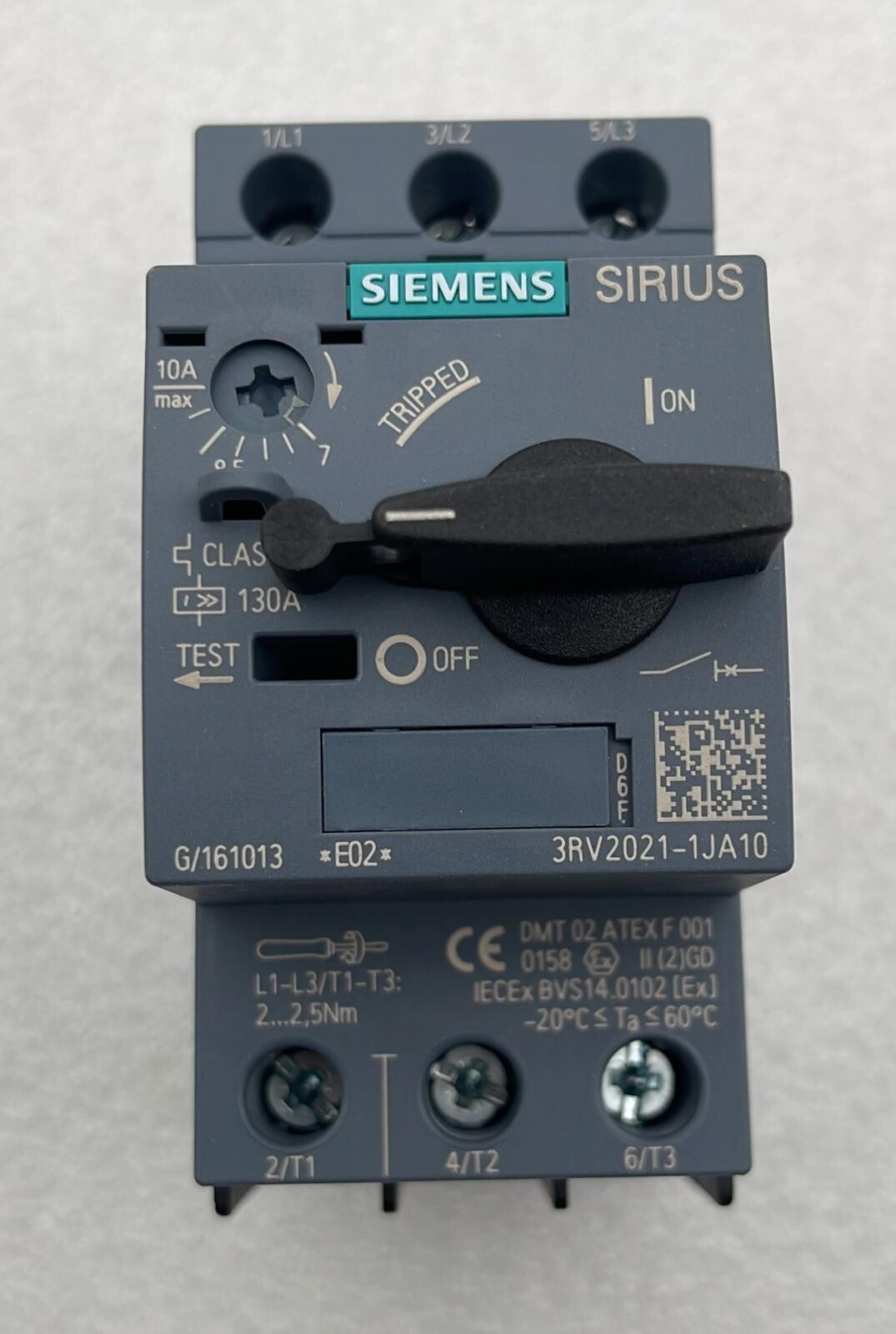 [LOT OF 3] NEW**  Siemens 3RV2021-1JA10 Circuit breaker 7-10A