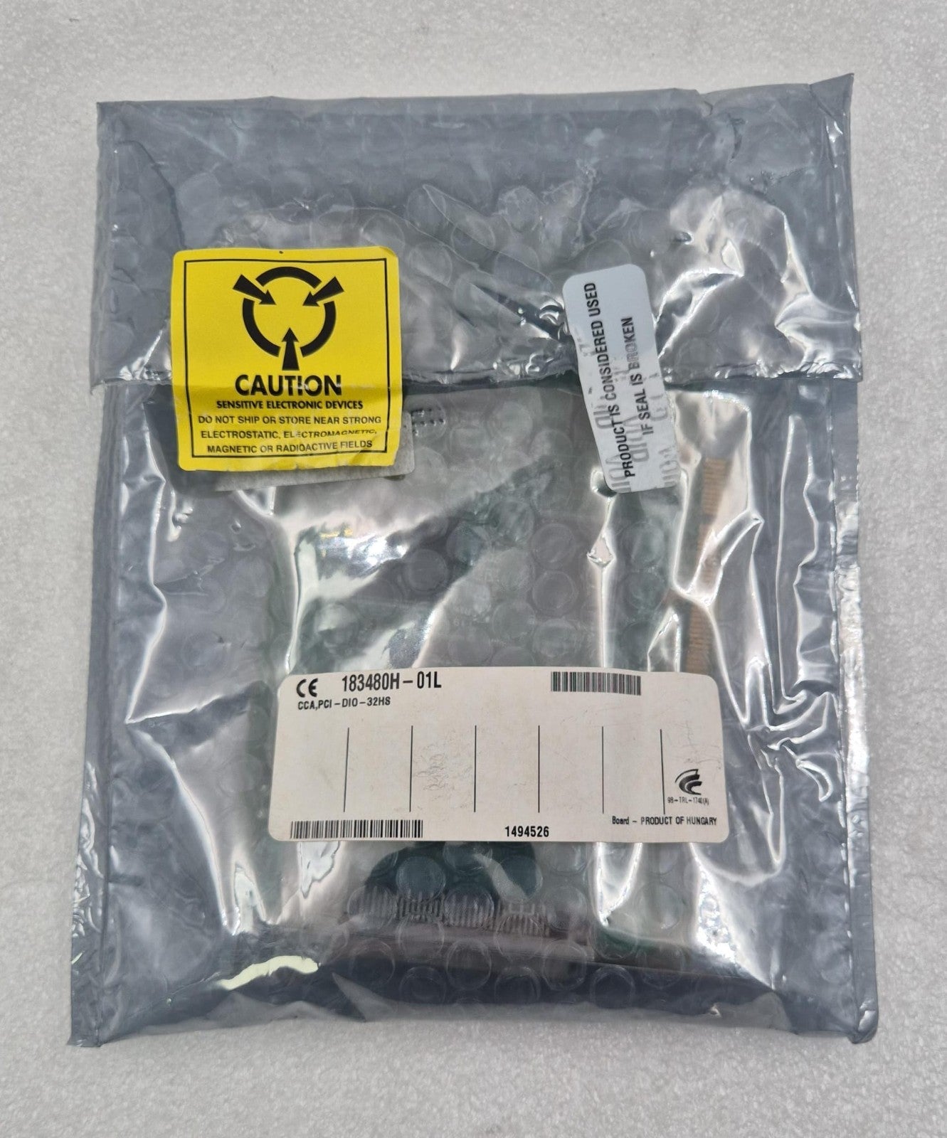 National Instruments NI PCI-DIO-32HS 183480H-01L PCI DAQ Data Aquisition Card