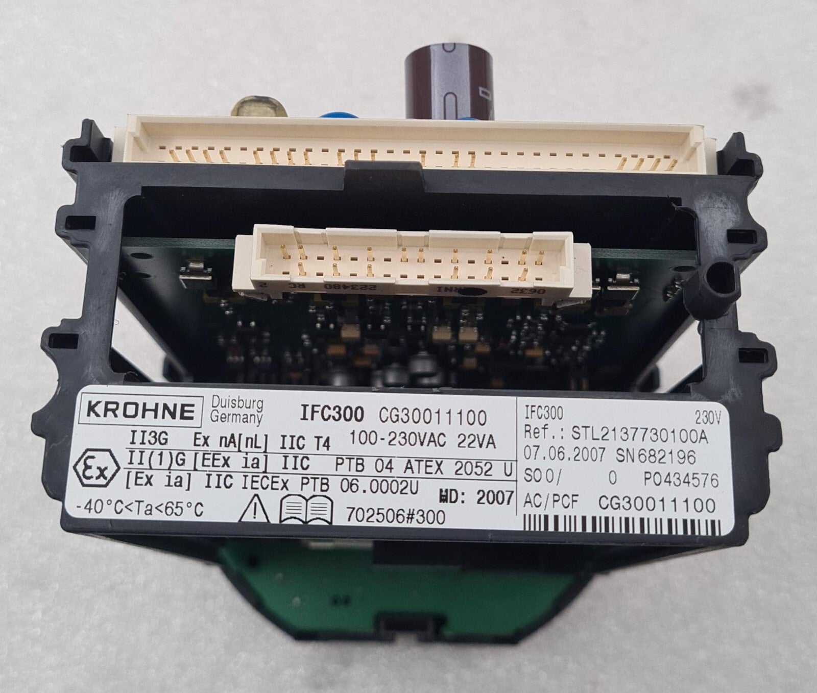 KROHNE IFC300 CG30011100 FLOW CONVERTER Ref. STL2137730100A **AS-IS**