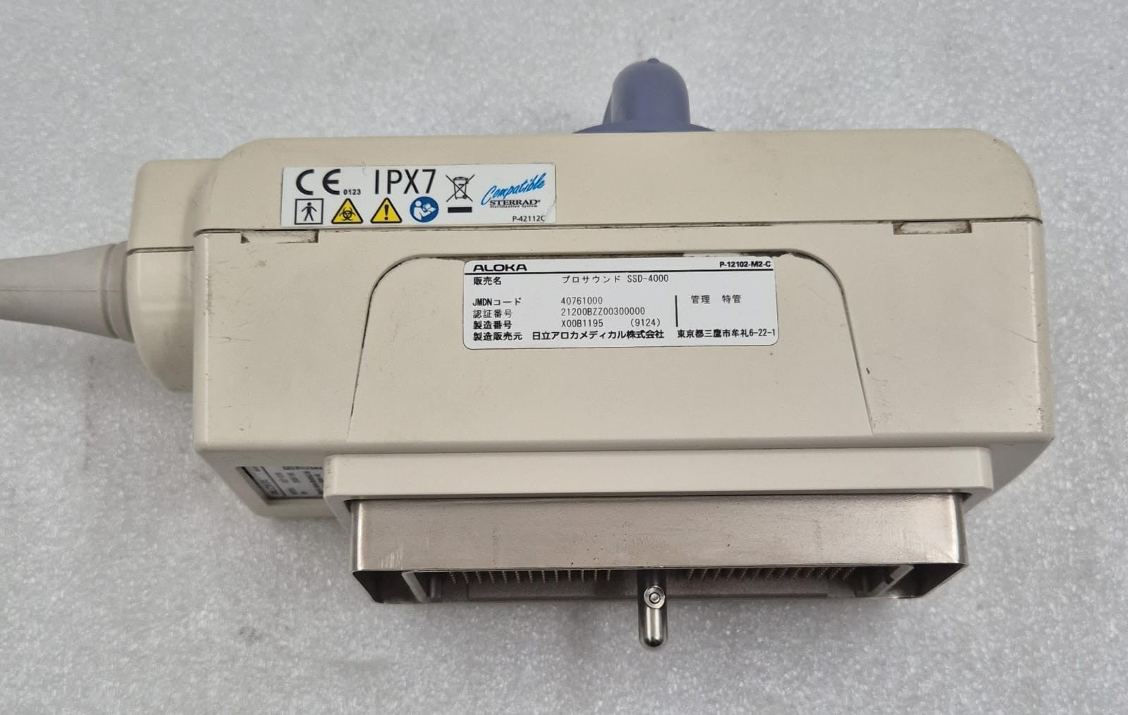 Aloka UST-9124 Multi Frequency Convex Array Ultrasound Transducer Probe SSD-4000