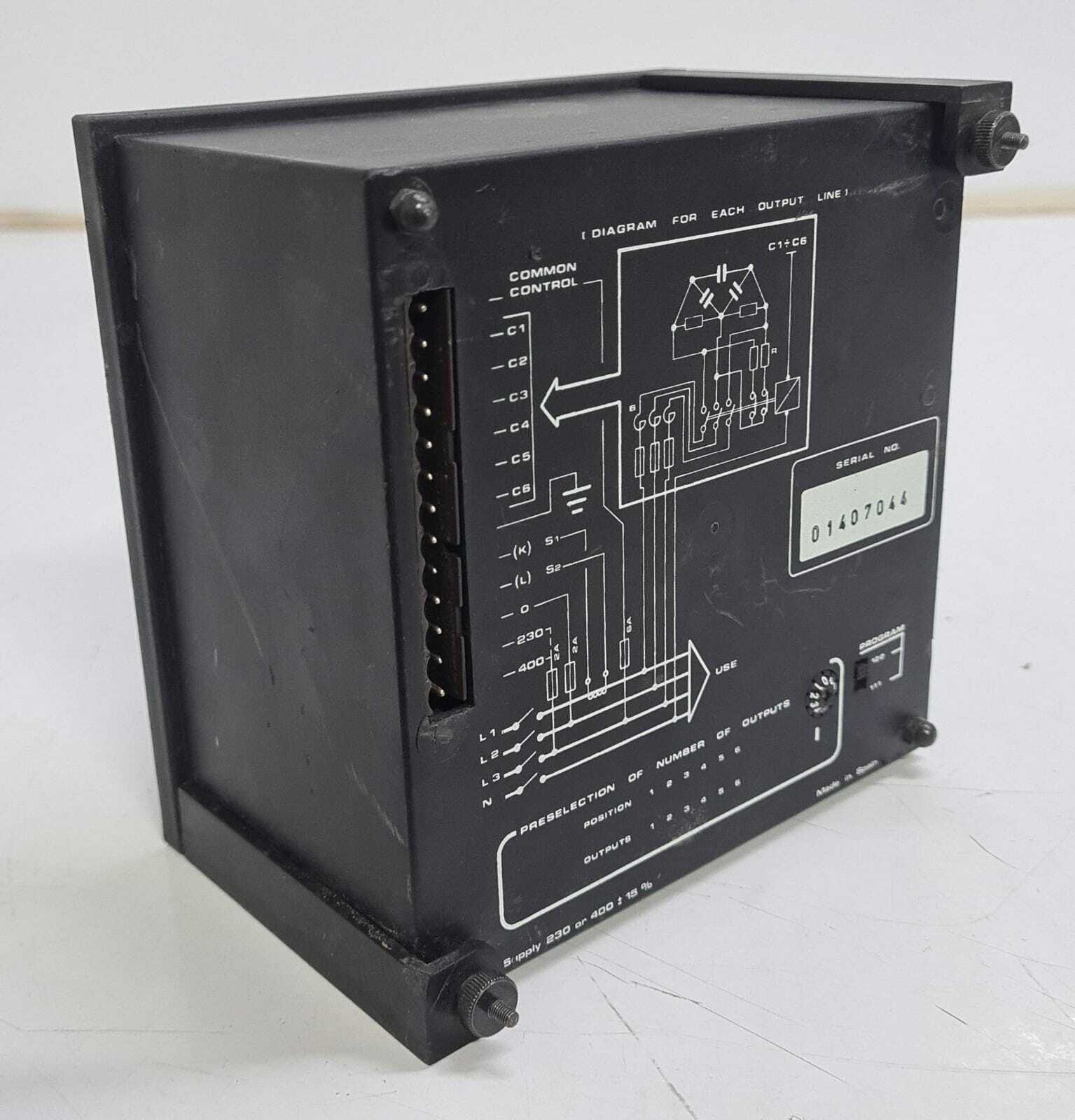 CIRCUTOR computer 6 REACTIVE POWER REGULATOR