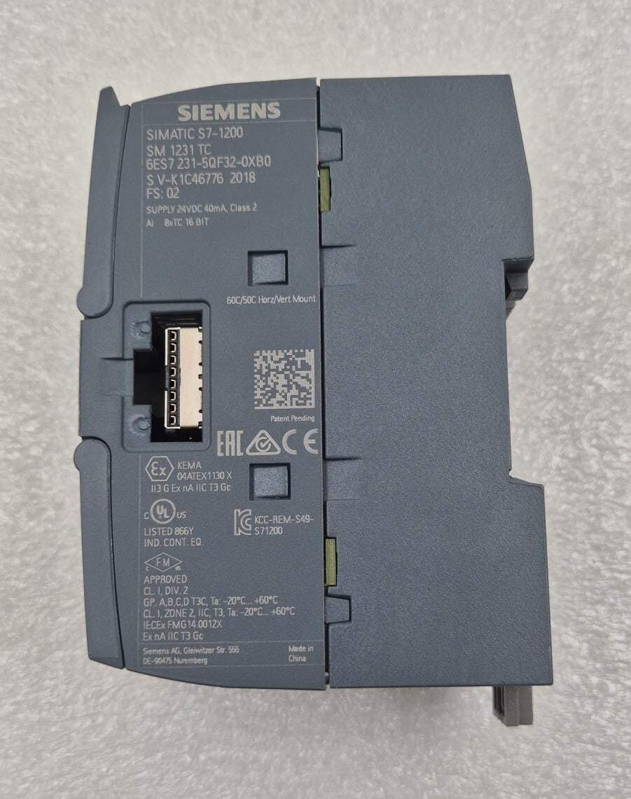 Siemens SIMATIC S7-1200 SM 1231 TC 6ES7 231-5QF32-0XB0 PLC Analog Input