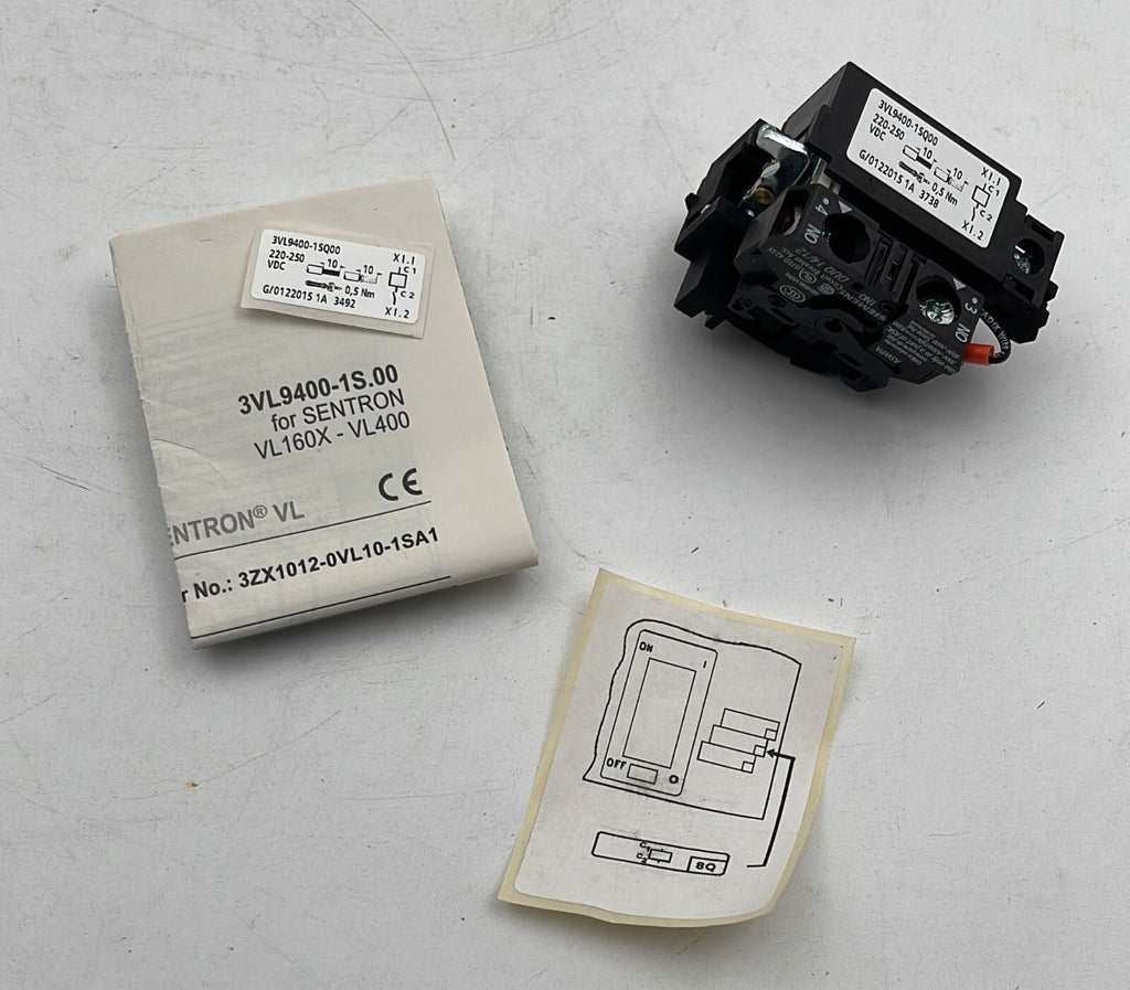 Siemens 3VL9400-1SQ00 Shunt release 220-250V DC