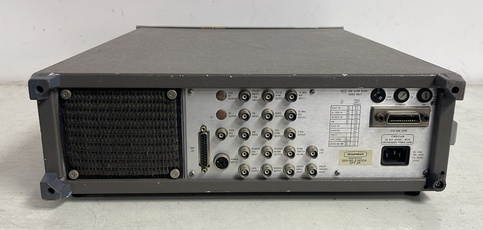 Wiltron Model 6747B Swept Frequency Synthesizer 10MHz 20GHz