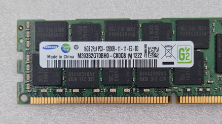 Samsung M393B2G70BH0-CK0Q8 label close-up
