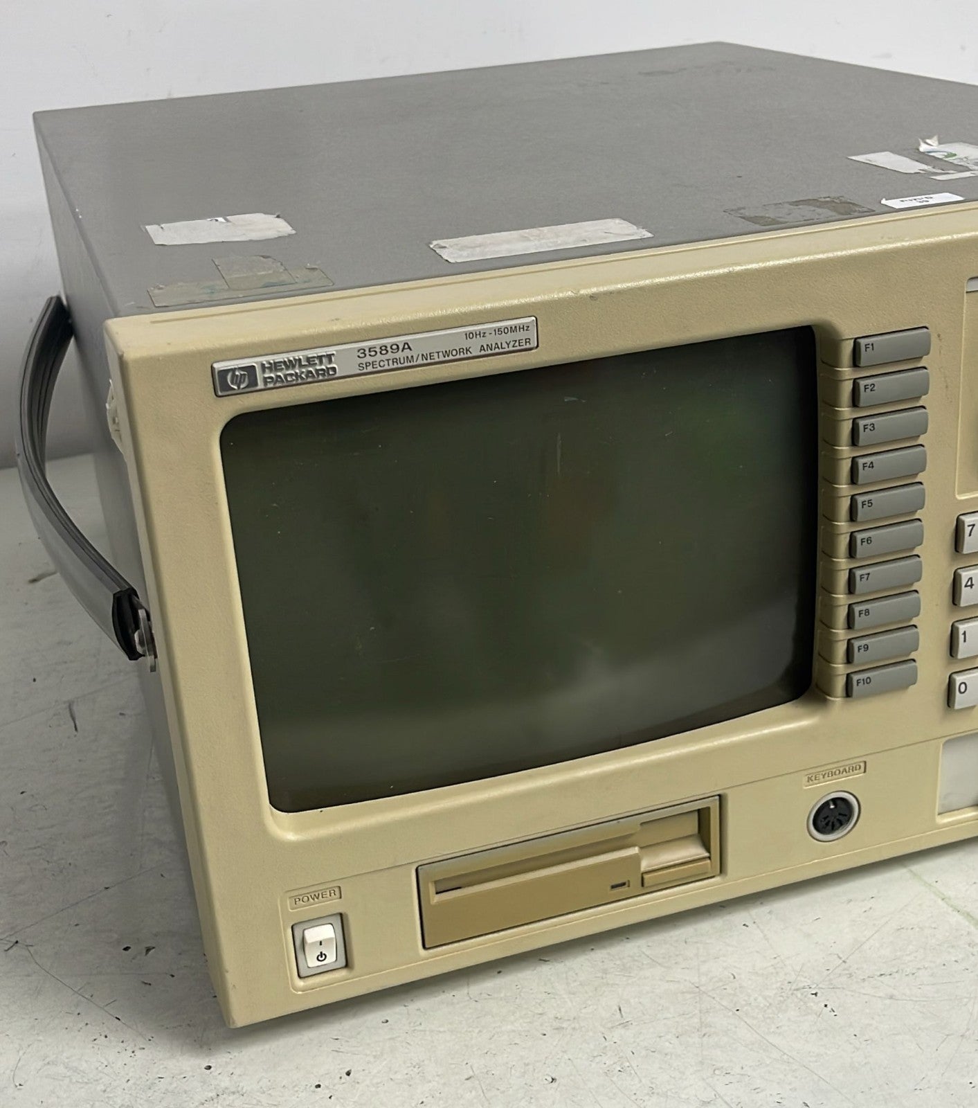 HP 3589A spectrum and network analyzer 10Hz to 150MHz for RF measurement and signal analysis