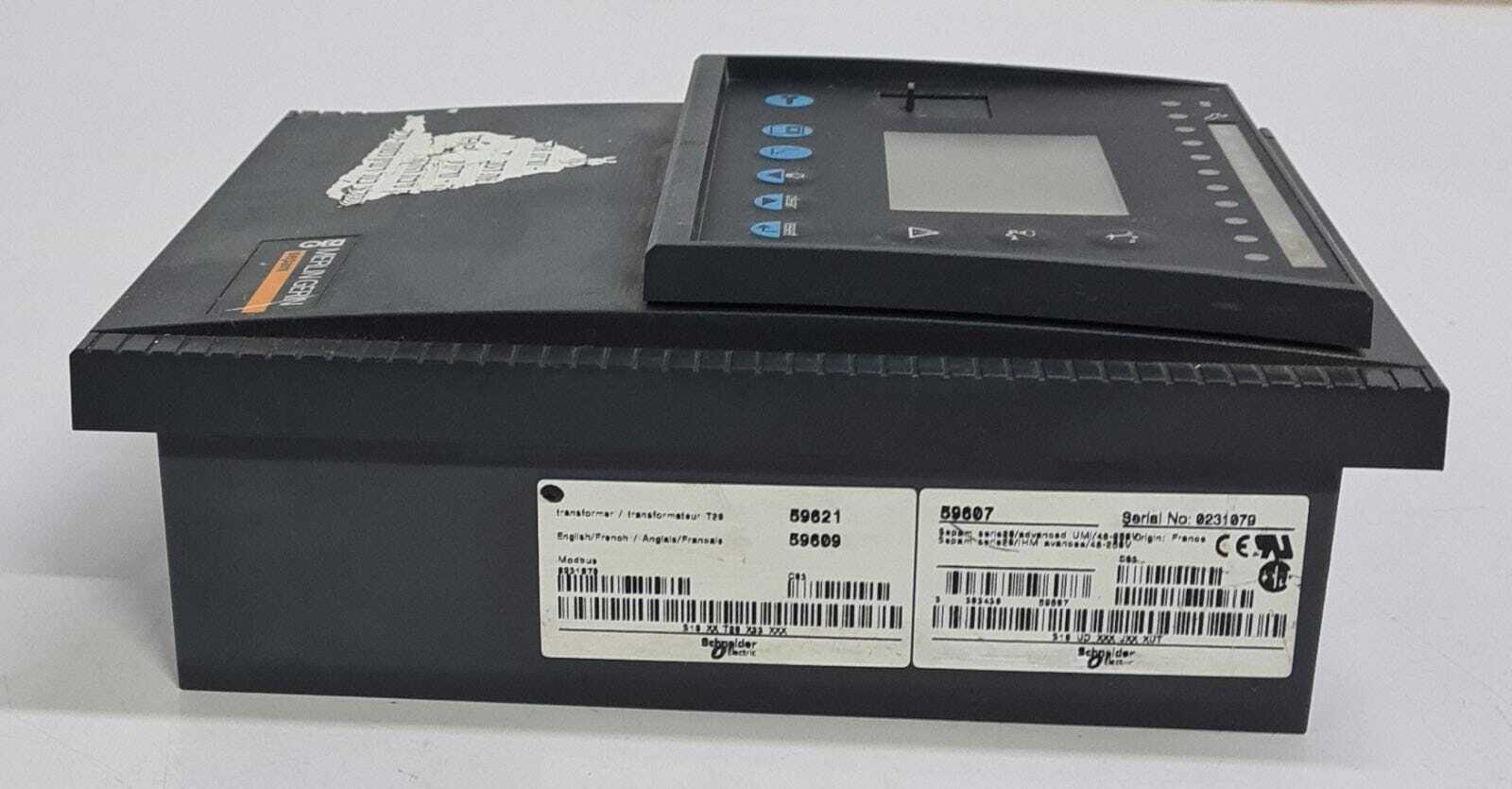 SCHNEIDER MERLIN GERIN Sepam 59607 UMI S1OUD-XXX-JXX-XNT SP1S20A - FOR PARTS