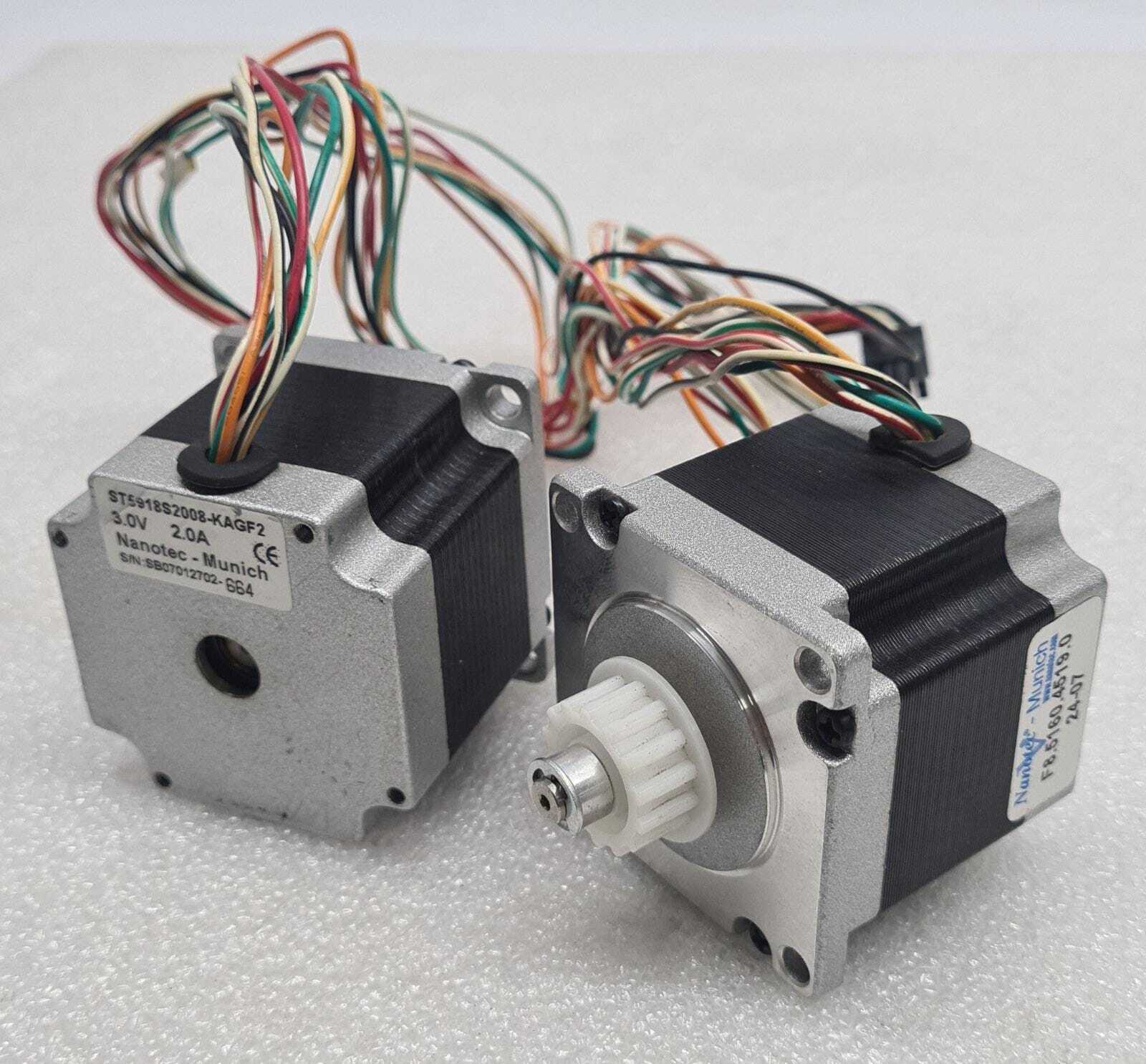 [LOT 2] Nanotec ST5918S2008-KAGF2 Stepping Motor F8.5160.4519.0 For Agfa CR30-X