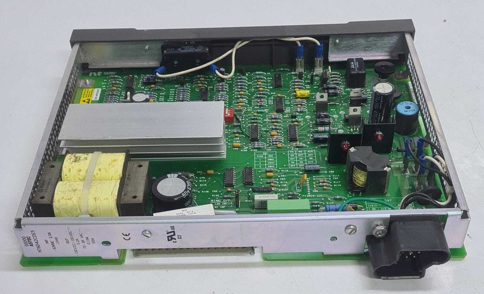 NORTEL ASTEC Rng Gen DC Ring Generator Card NT6D42CDE5 Rlse 01