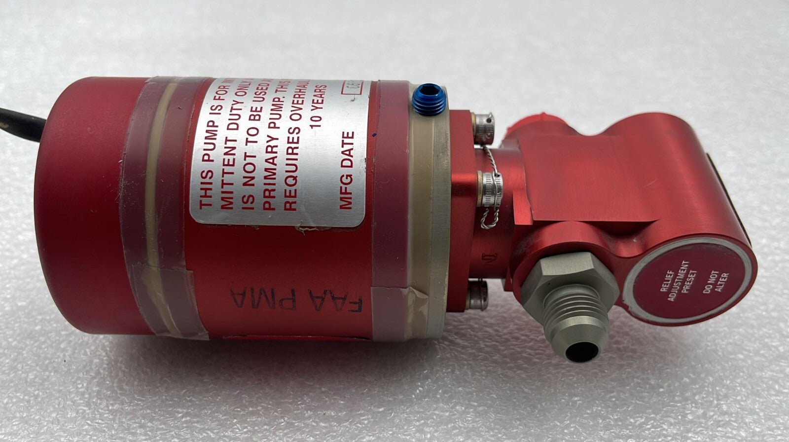 DUKES 5100-00-9 Pump Fuel Boost W/ Parker KT10 Solenoid Coil