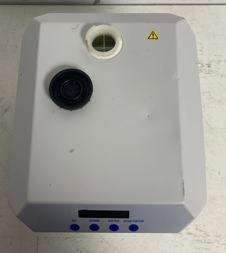 ThermoCube top view with fluid ports and control buttons