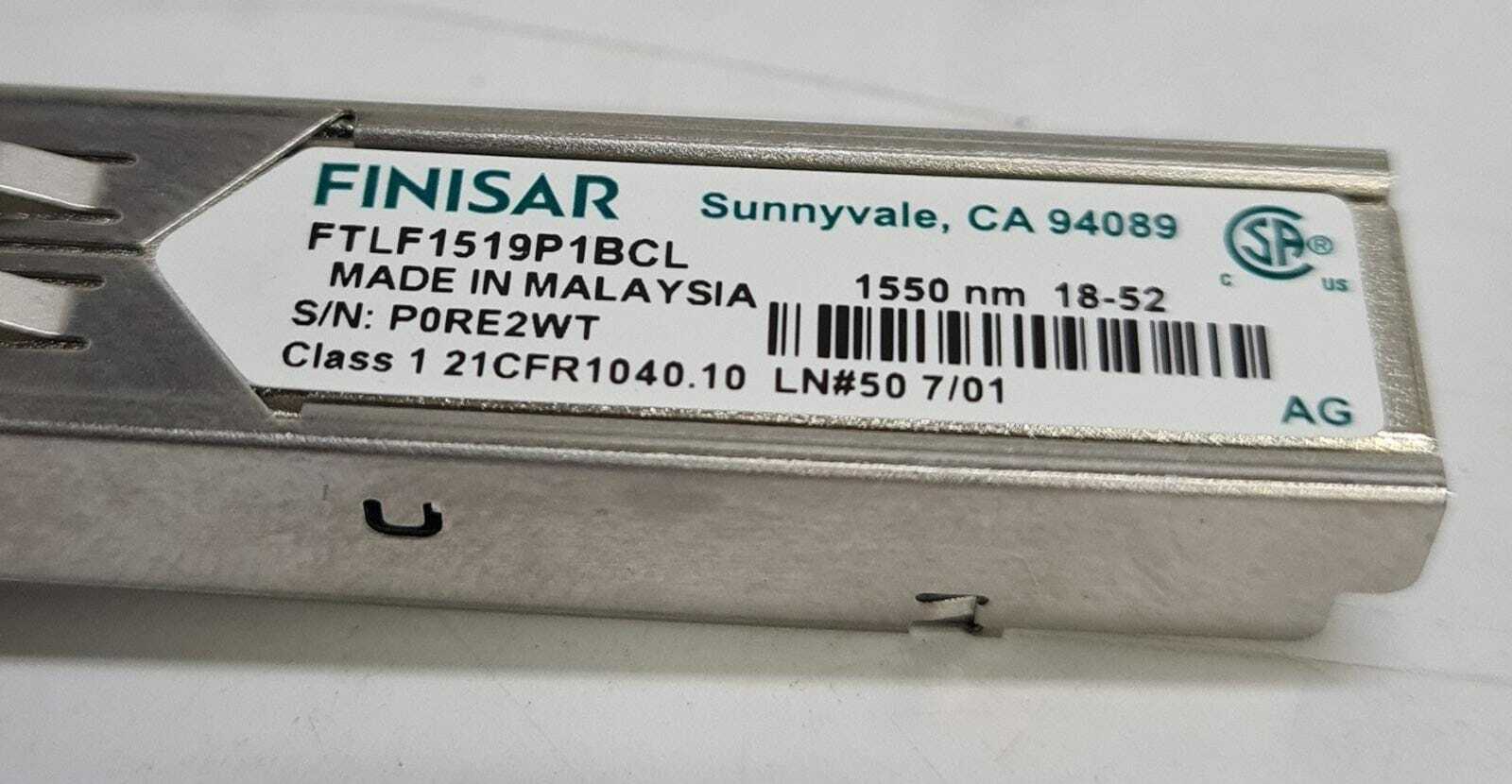 Finisar FTLF1519P1BCL Fiber Optic Transceiver Module SFP+ 10G 1550nm